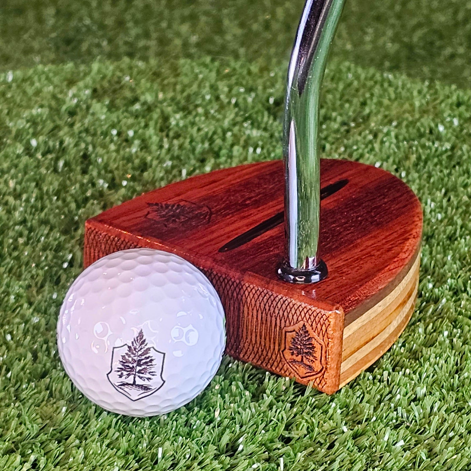 Exotic Rosewood putter TimberTouch Putterworks Woodford Wood