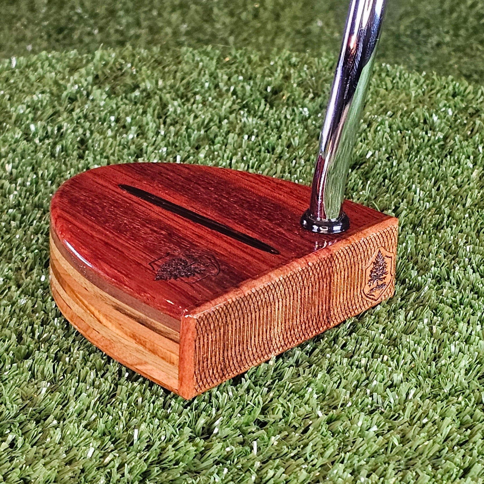 Exotic Rosewood putter TimberTouch Putterworks Woodford Wood