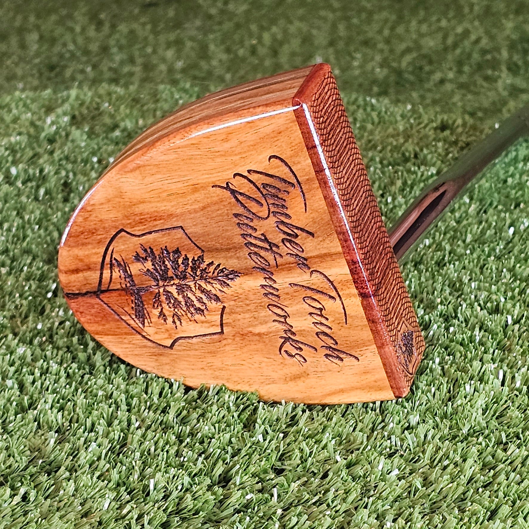 Exotic Rosewood putter TimberTouch Putterworks Woodford Wood