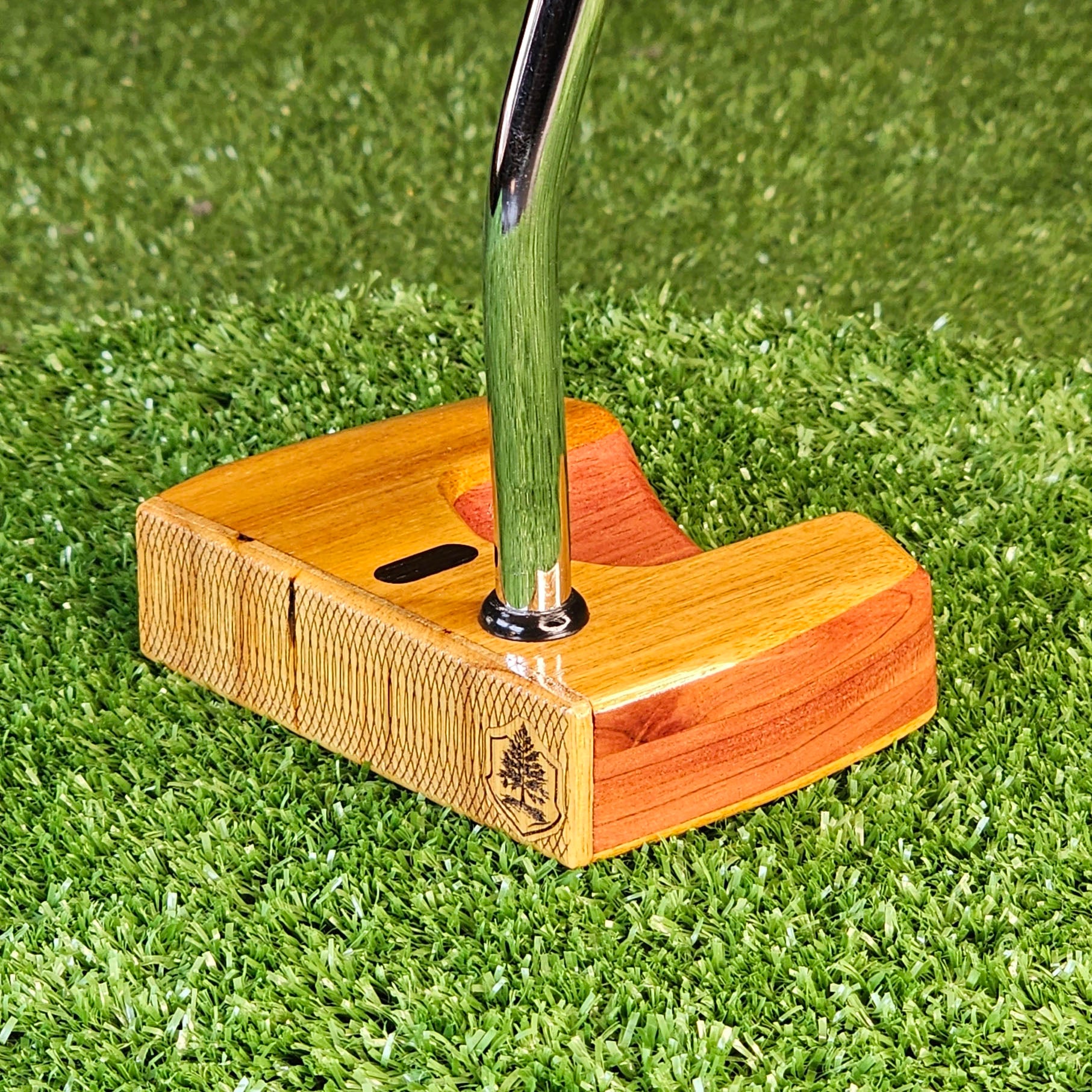 Canarywood exotic wood and Red CedarWoodrich Regal Putter