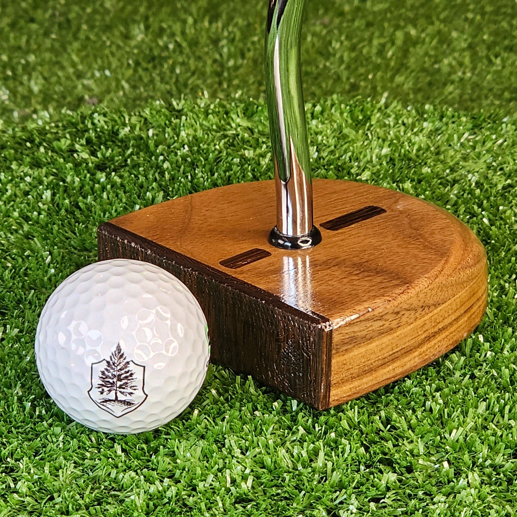 Domestic Walnut and Exotic Wenge Wood Zero Torque putter