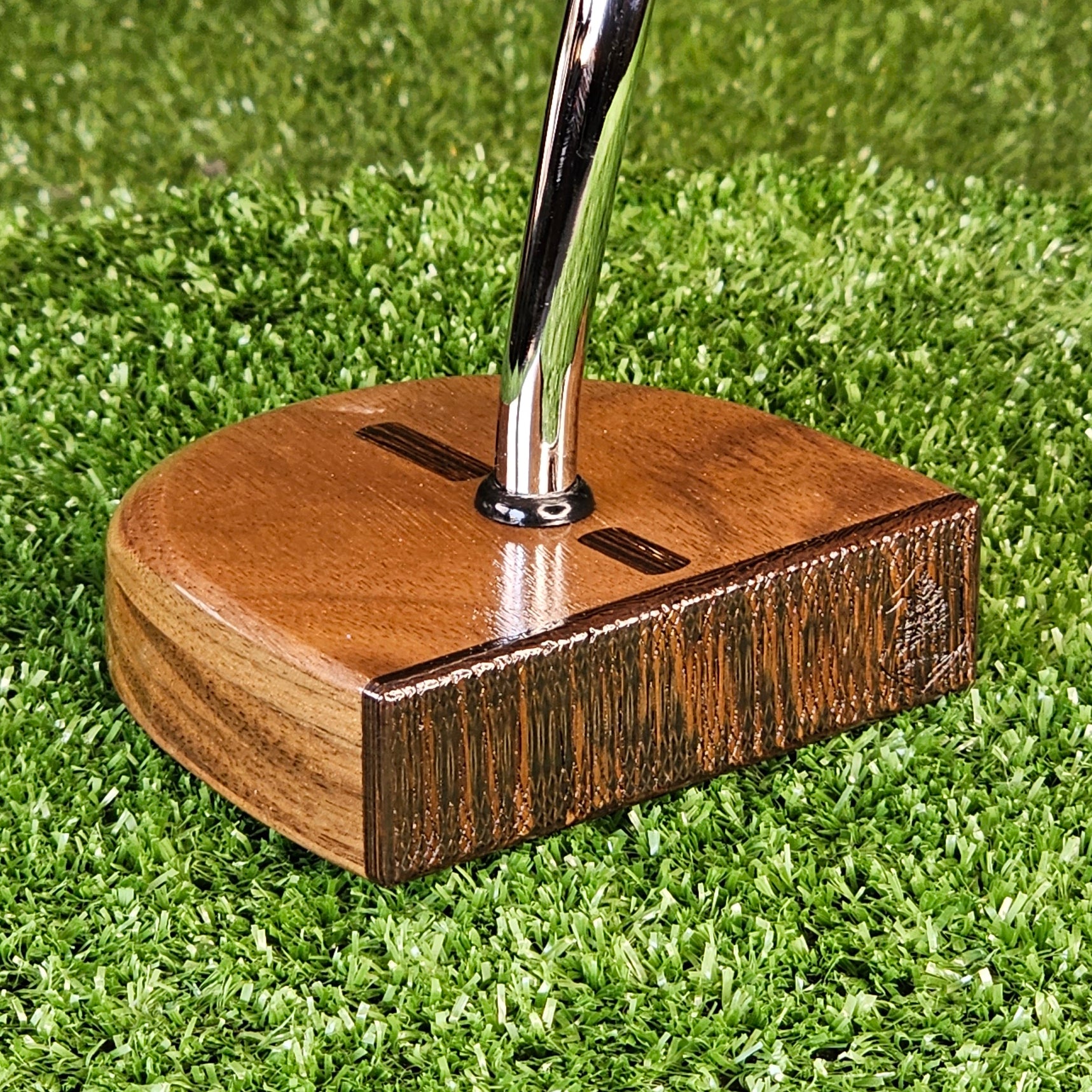 Domestic Walnut and Exotic Wenge Wood Zero Torque putter