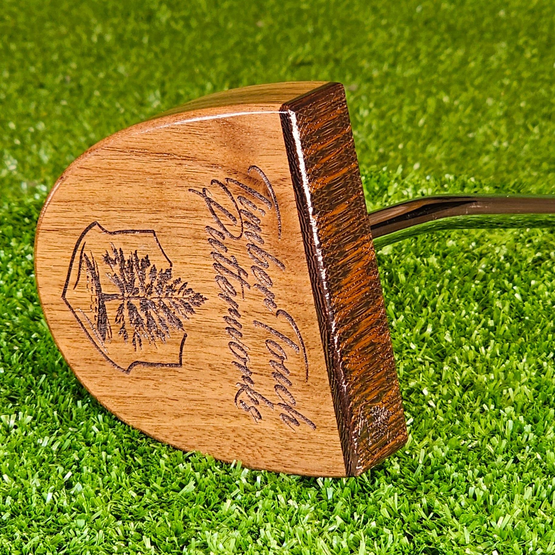 Domestic Walnut and Exotic Wenge Wood Zero Torque putter