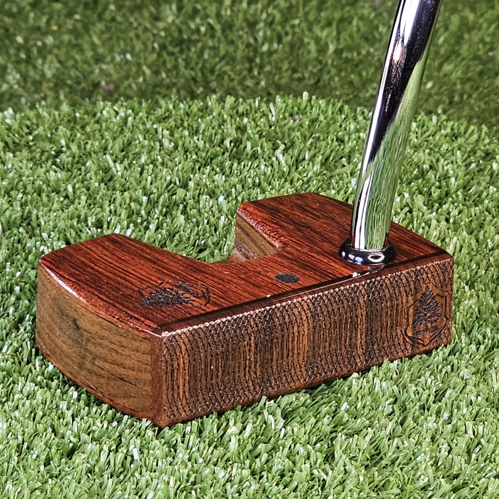 Rosewood and Walnut exotic wood Woodrich Regal Putter