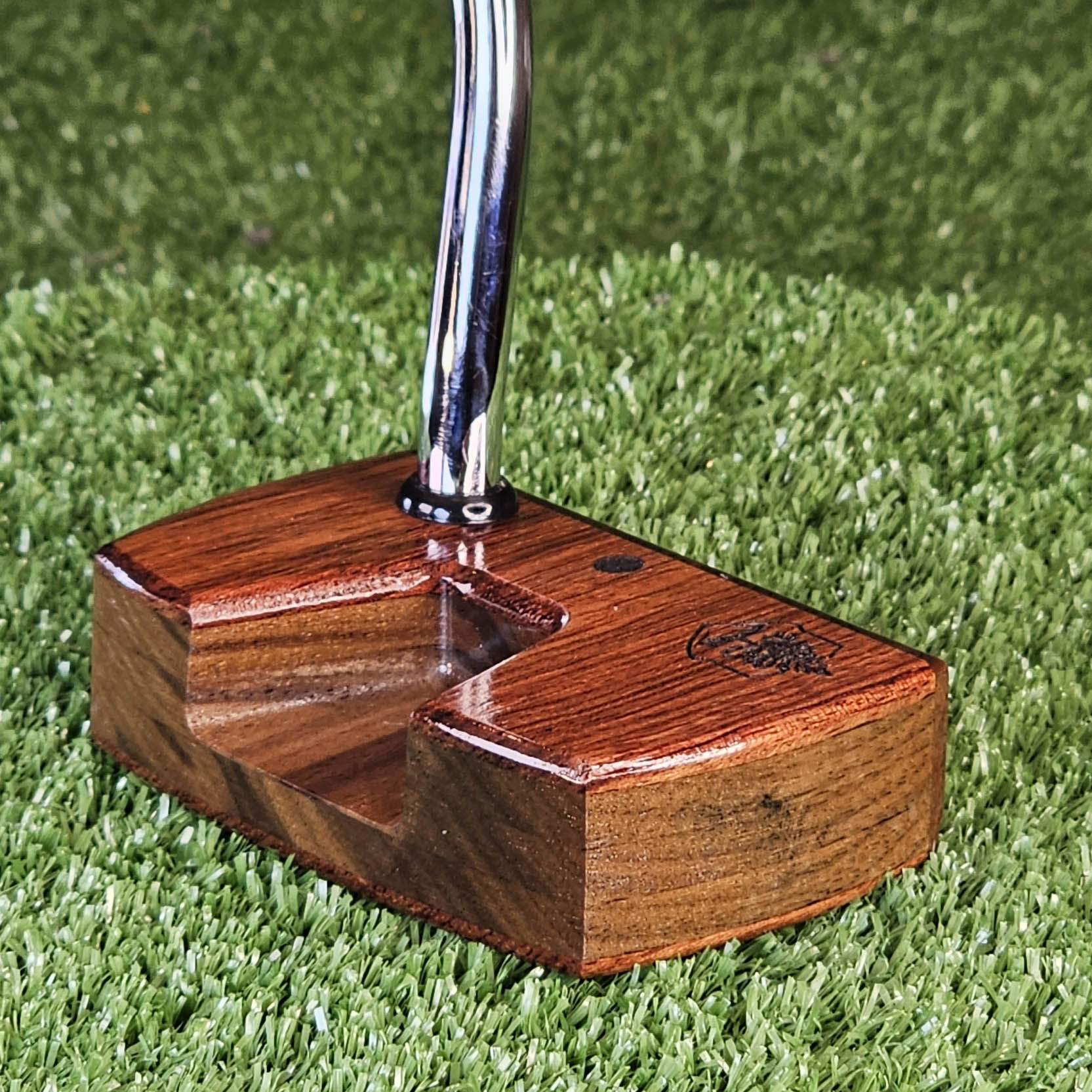 Rosewood and Walnut exotic wood Woodrich Regal Putter