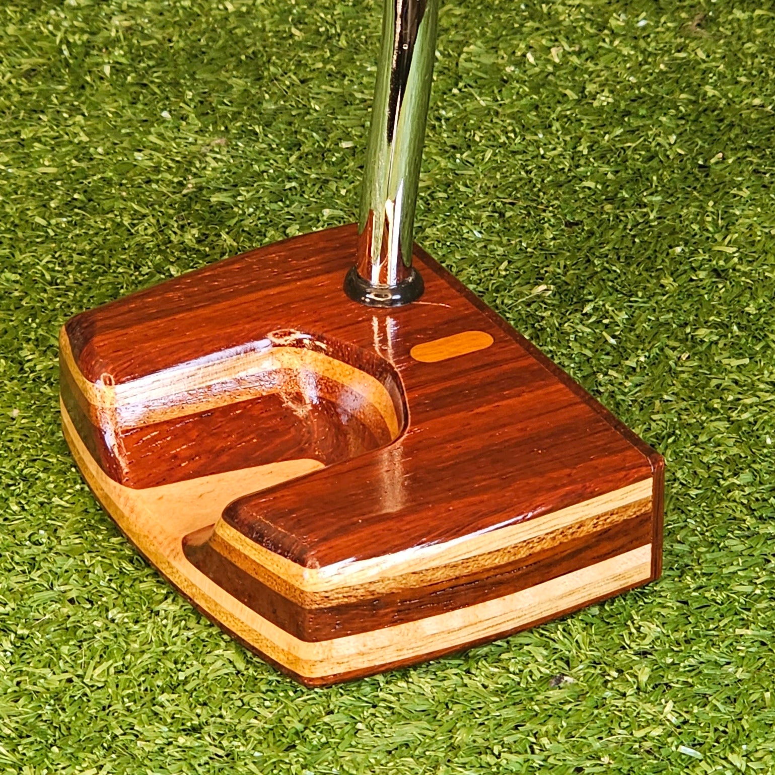 Red Ember style Padauk exotic wood Woodrich Regal Putter