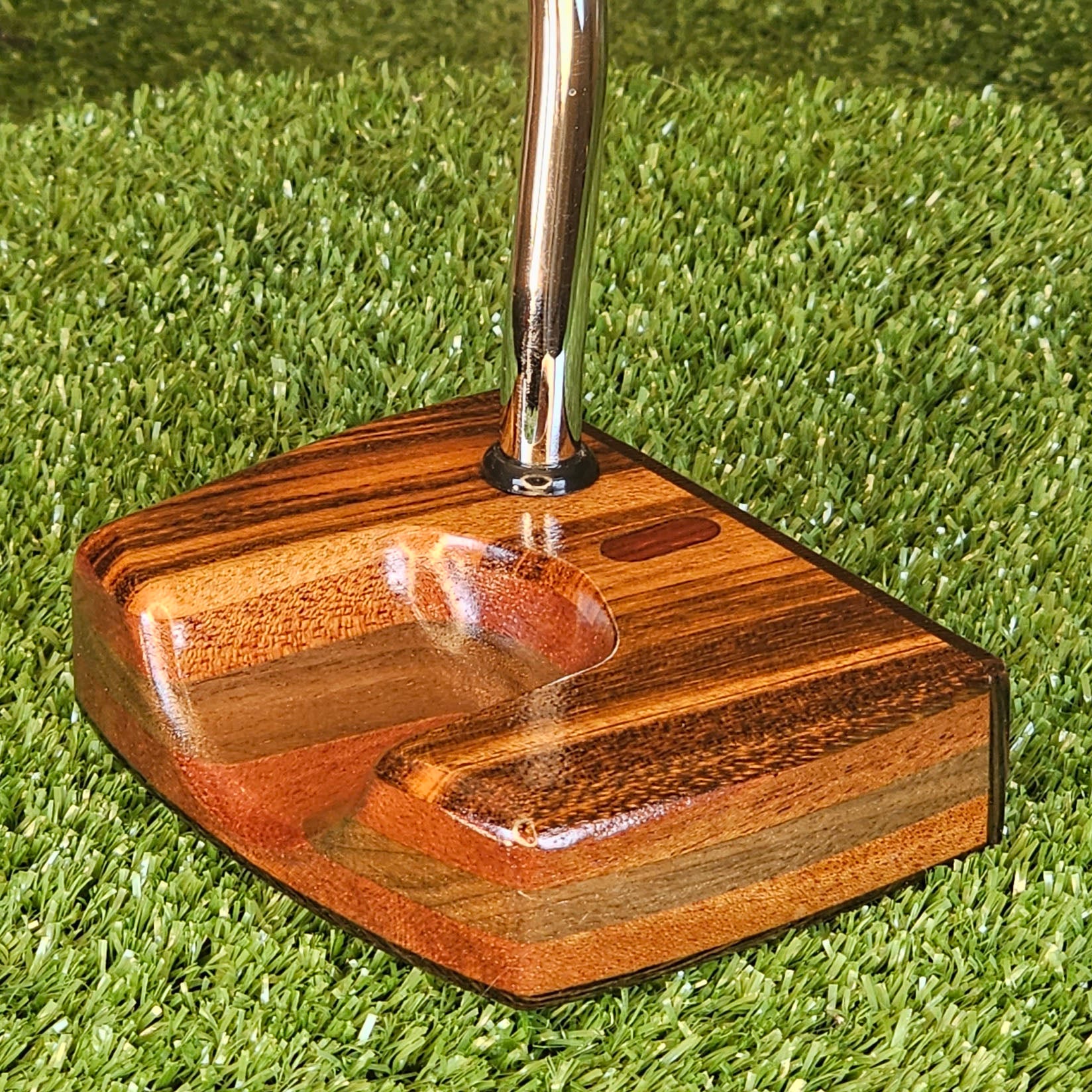 Copperhead style Rosewood exotic wood Woodrich Regal Putter