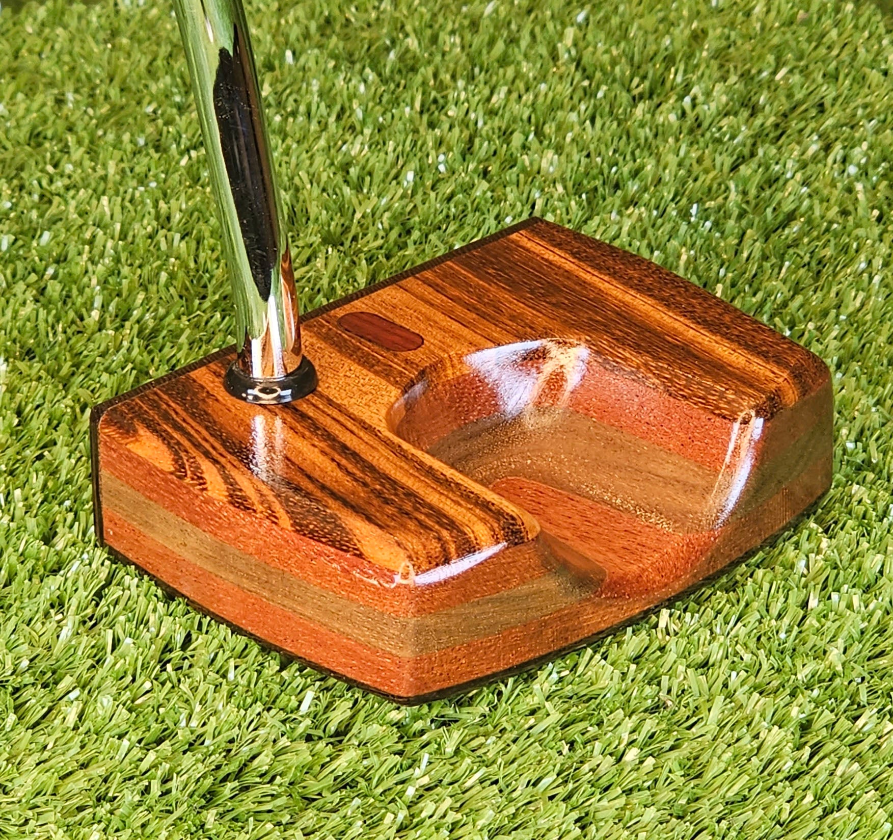 Copperhead style Rosewood exotic wood Woodrich Regal Putter