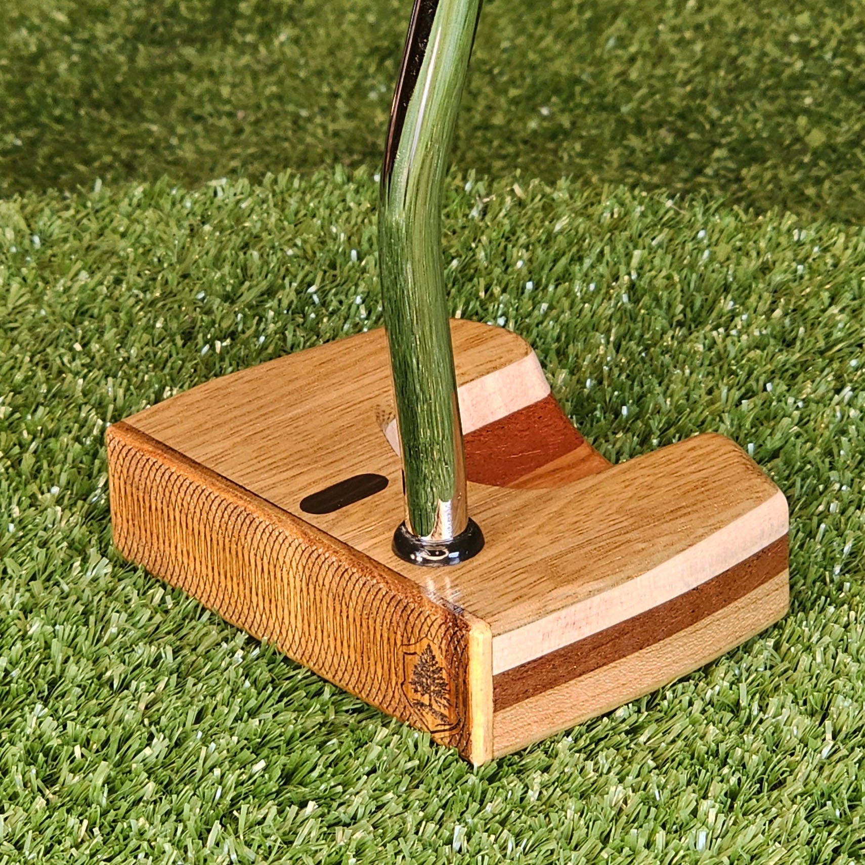 Arden style White LImba exotic wood Woodrich Regal Putter