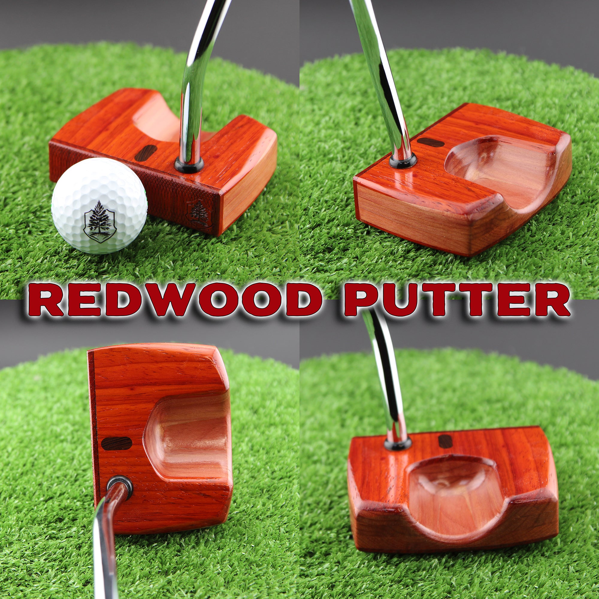 Redwood style all Padauk and Cedar Woodrich Regal Putter