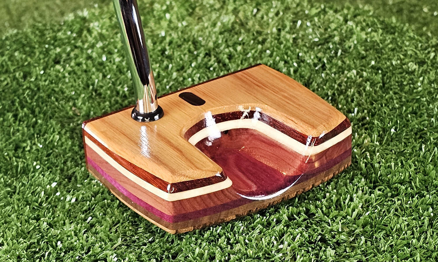 TimberTouch Putterworks exotic precision wood golf putters  display picture 1