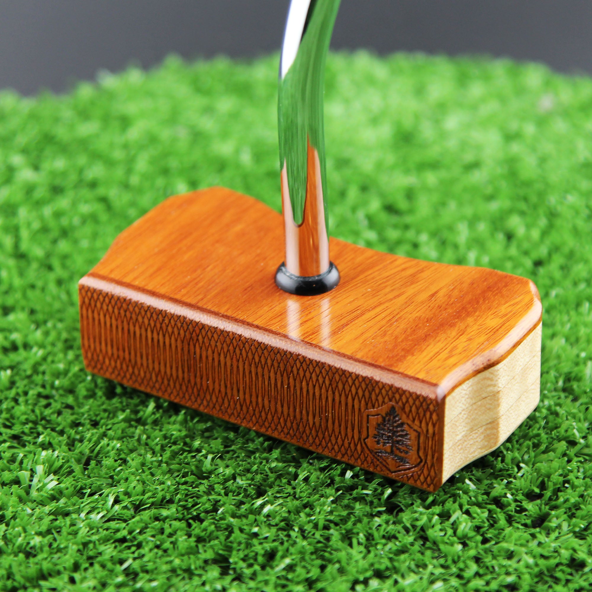Osage Orange exotic wood Zero Torque Center Shaft putter