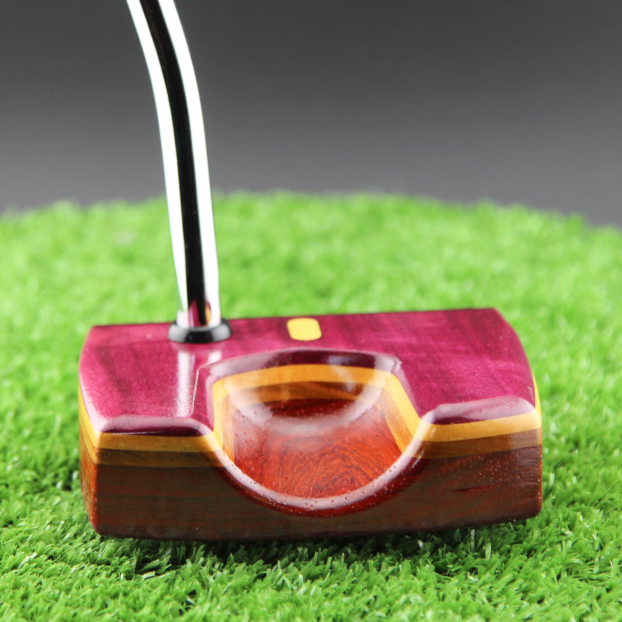 Tyrian style Purpleheart and various exotic woods putter