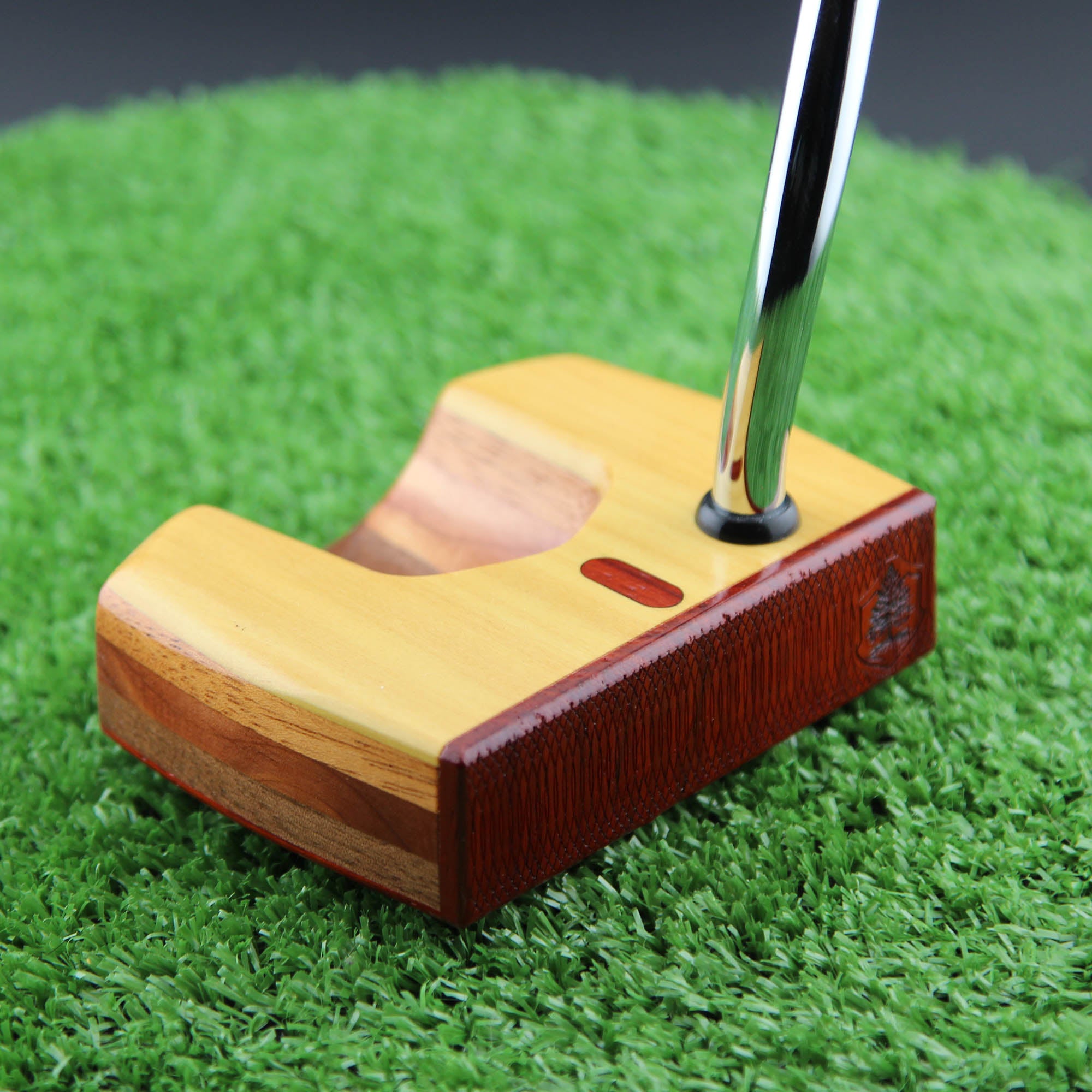 Exotic Yellowheart Wood Putter with Padauk and other specialty woods