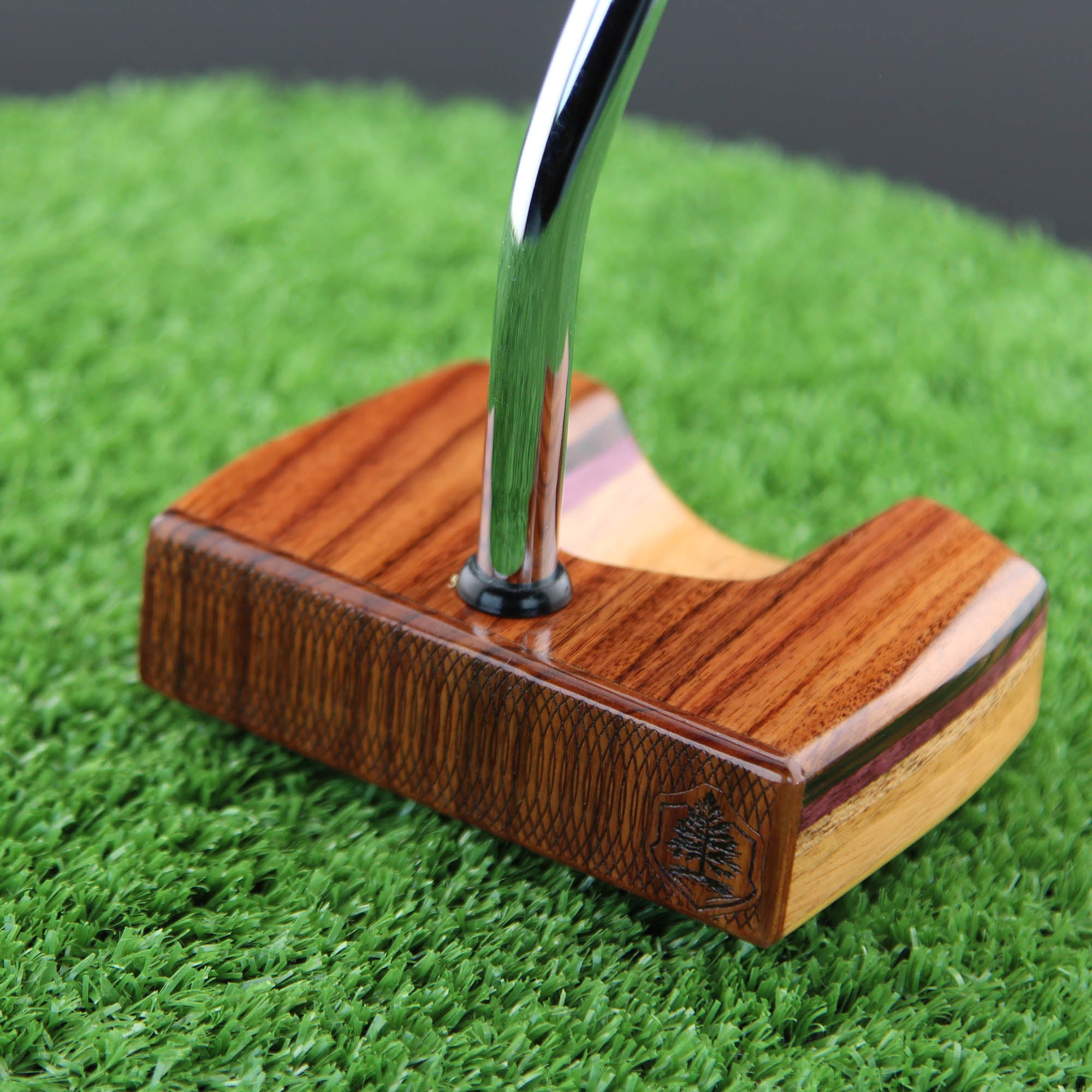 Rosewood Center shaft Zero torque putter Lie and Balanced wood putter