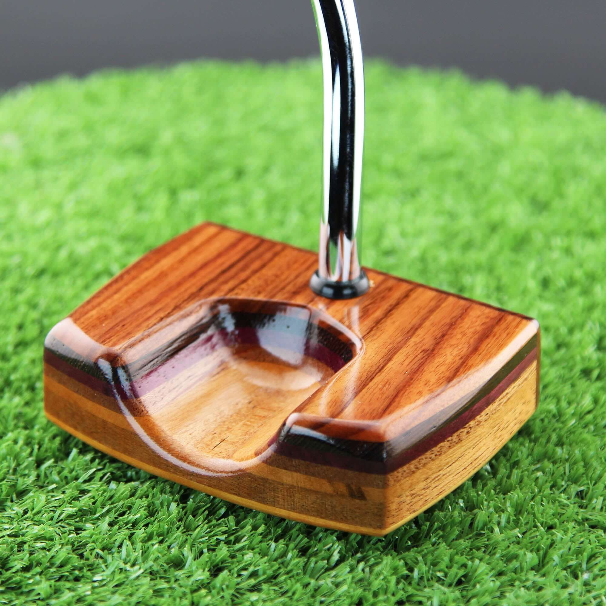 Rosewood Center shaft Zero torque putter Lie and Balanced wood putter