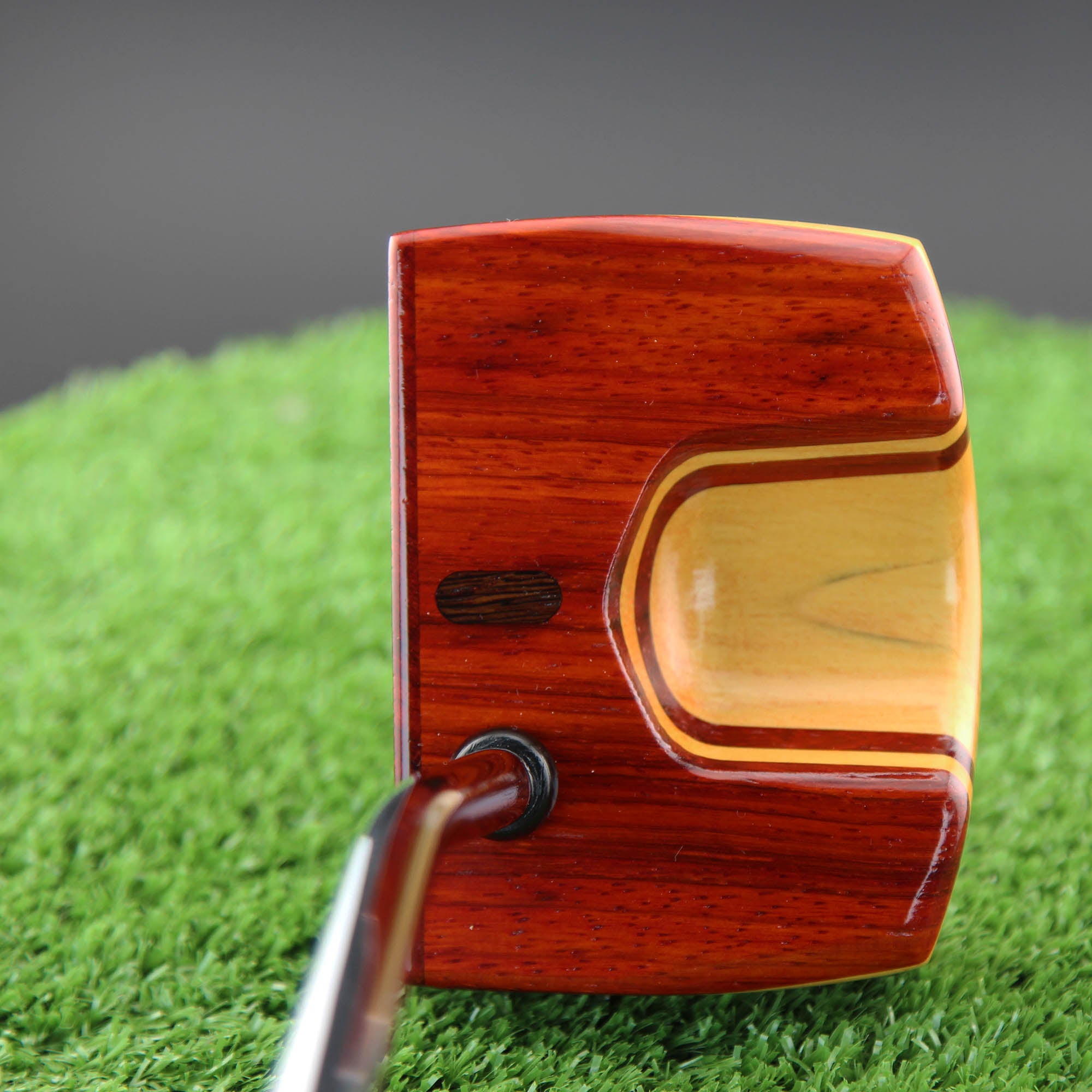 Padauk and Yellowheart exotic wood putter one of a kind discount