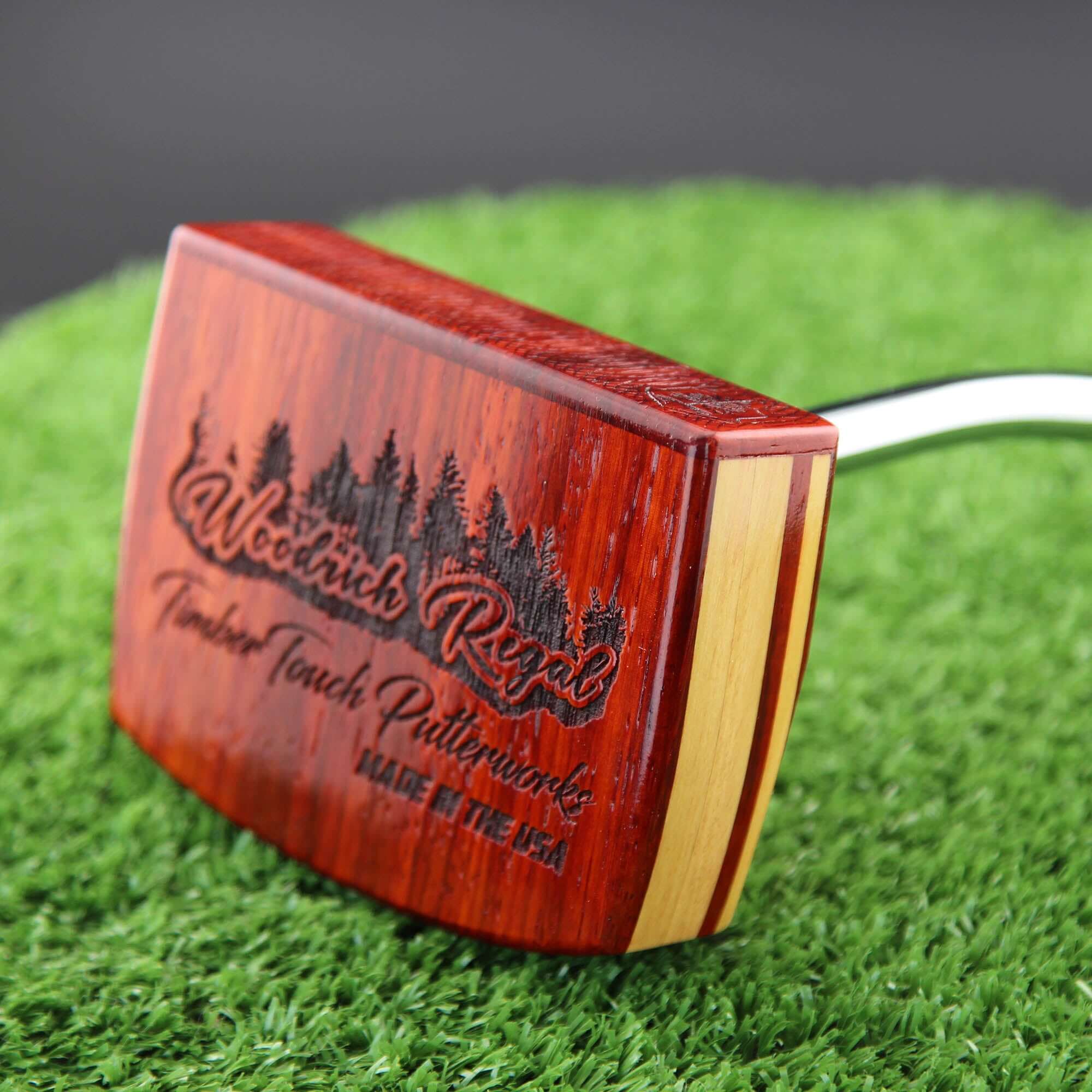 Padauk and Yellowheart exotic wood putter one of a kind discount