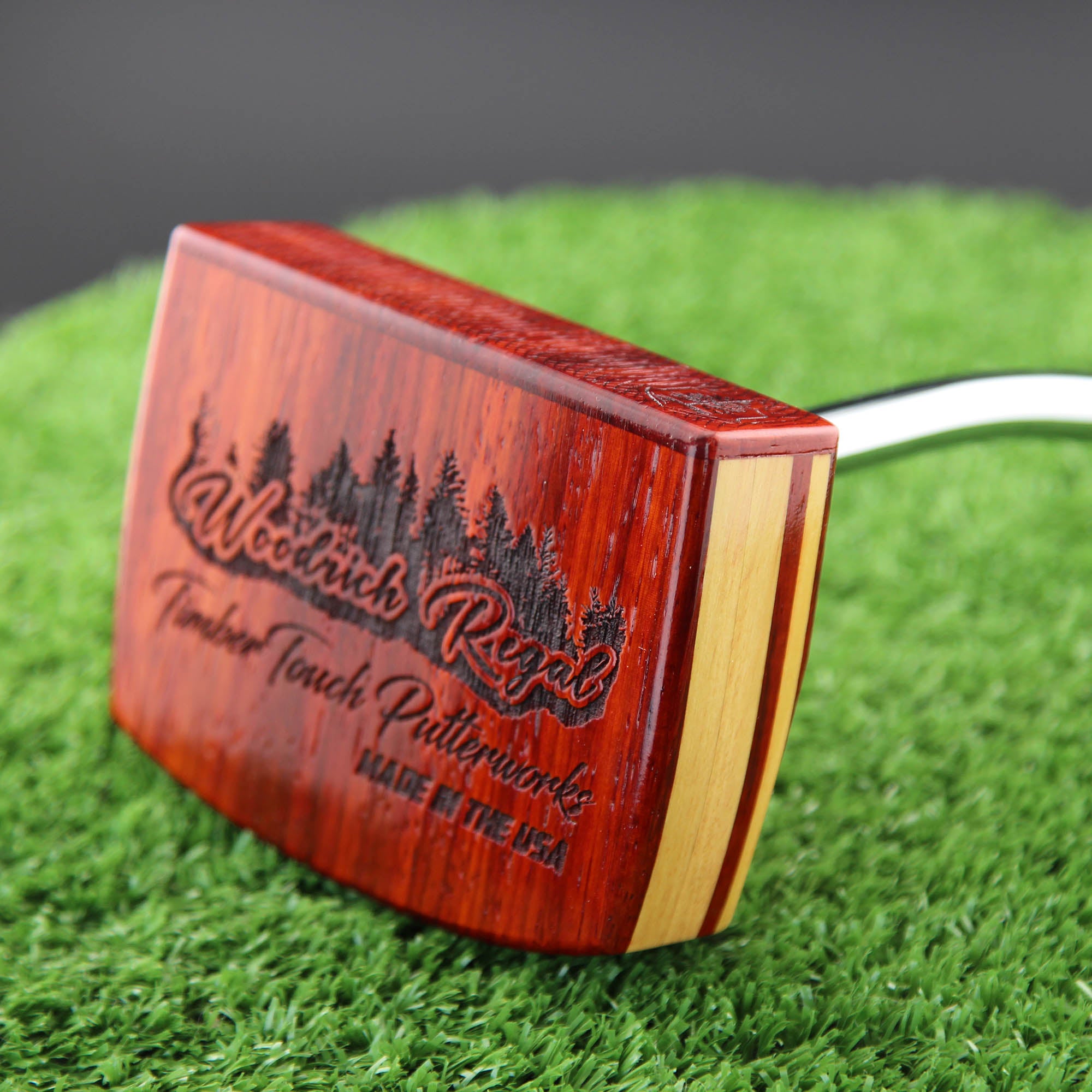 Padauk and Yellowheart exotic wood putter one of a kind discount