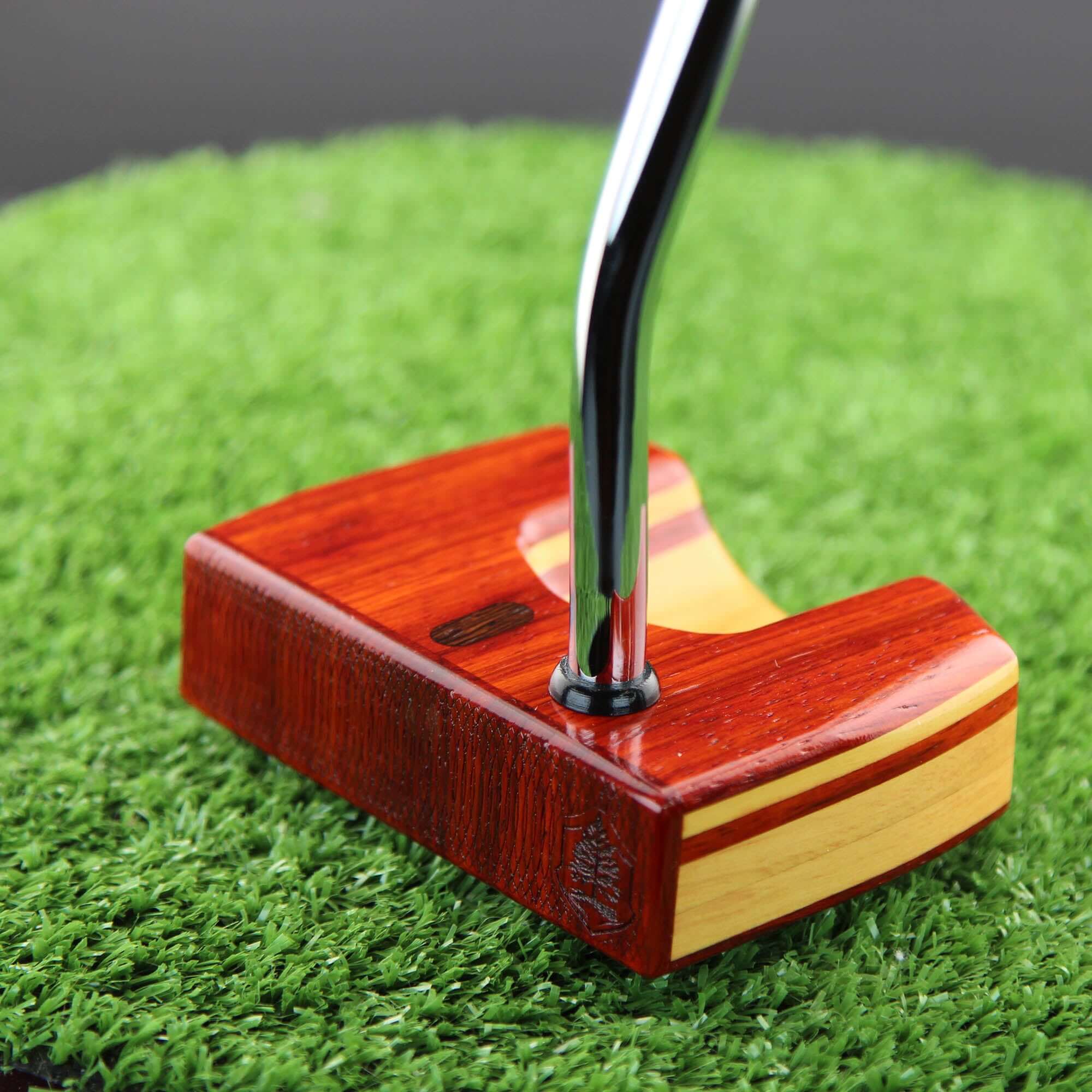 Padauk and Yellowheart exotic wood putter one of a kind discount