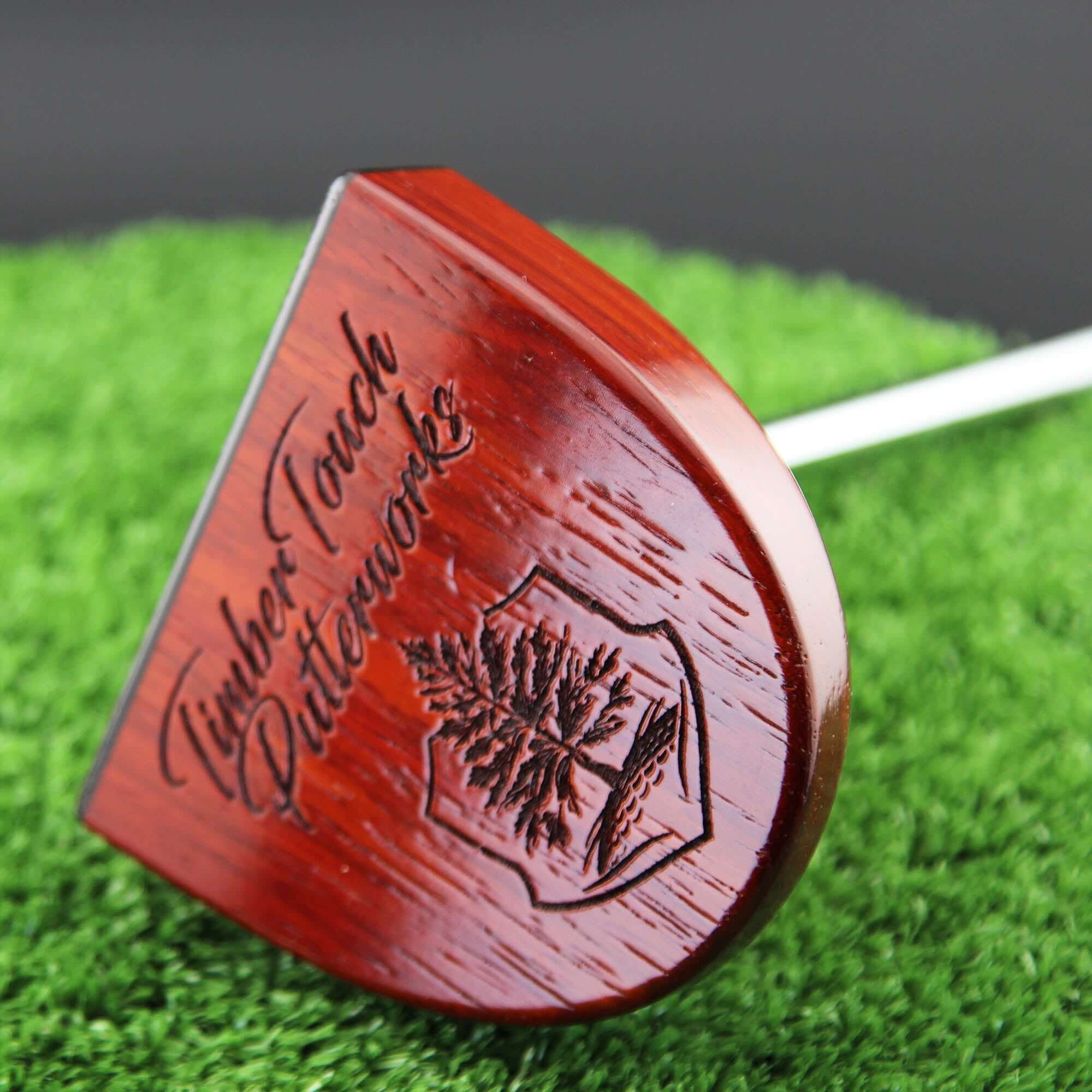 MR1PUTT Padauk and Wenge Zero Torque Center Shaft Putter