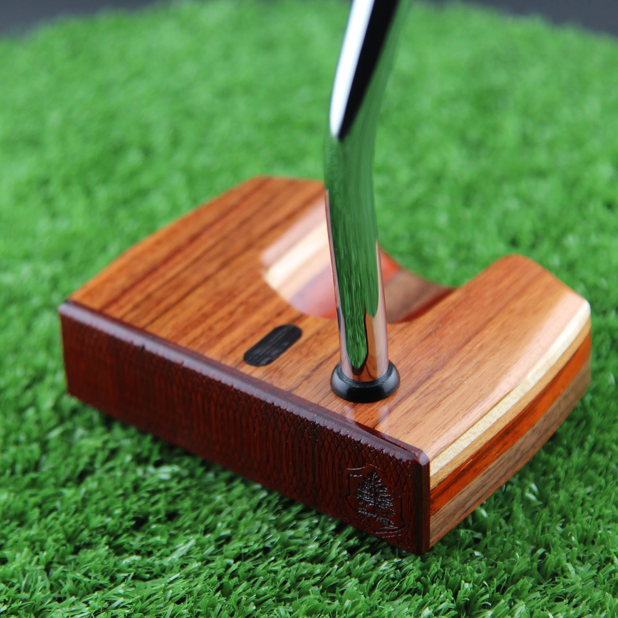 TimberTouch wood putter with Rosewood and Padauk