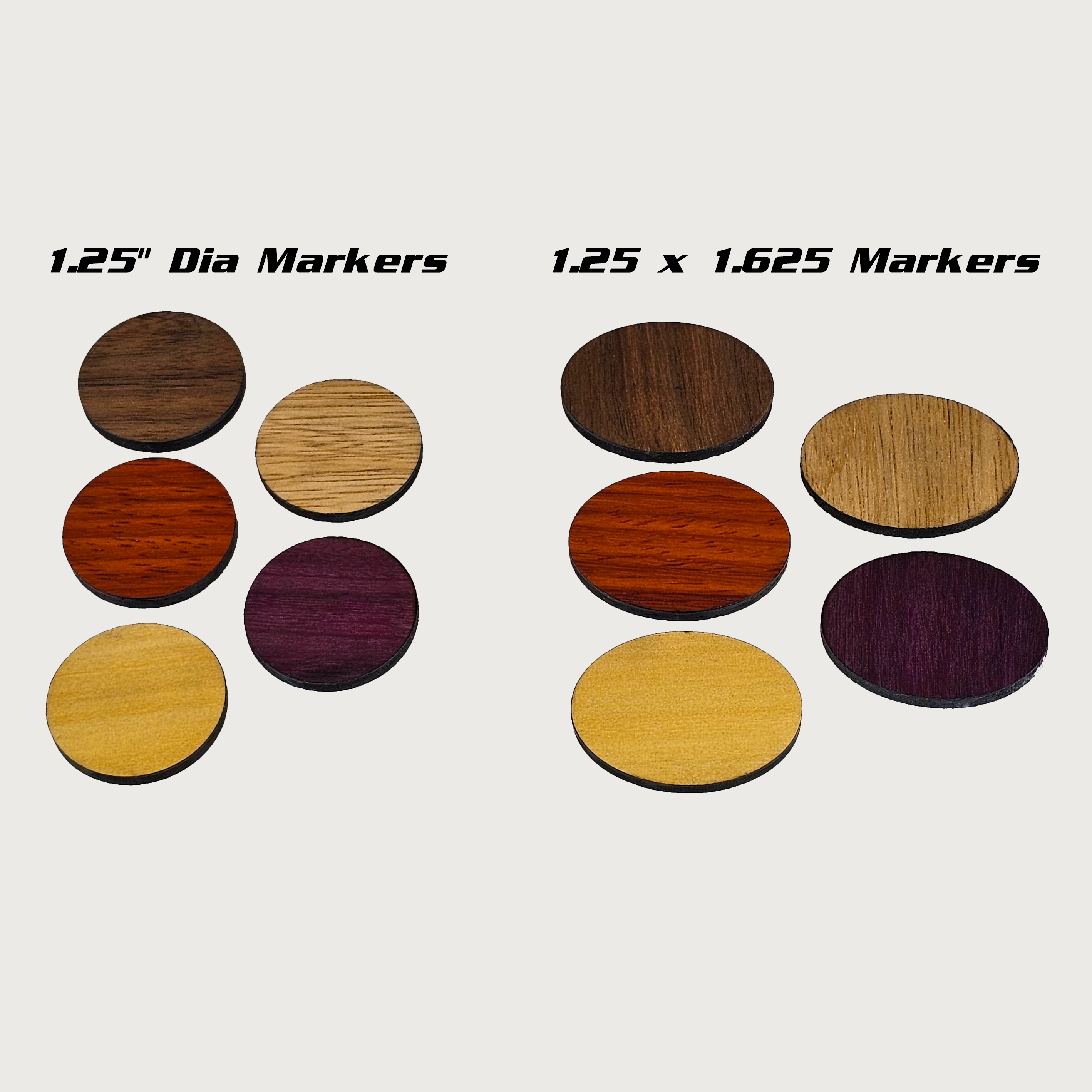 Custom Bulk Wood Golf Ball Markers
