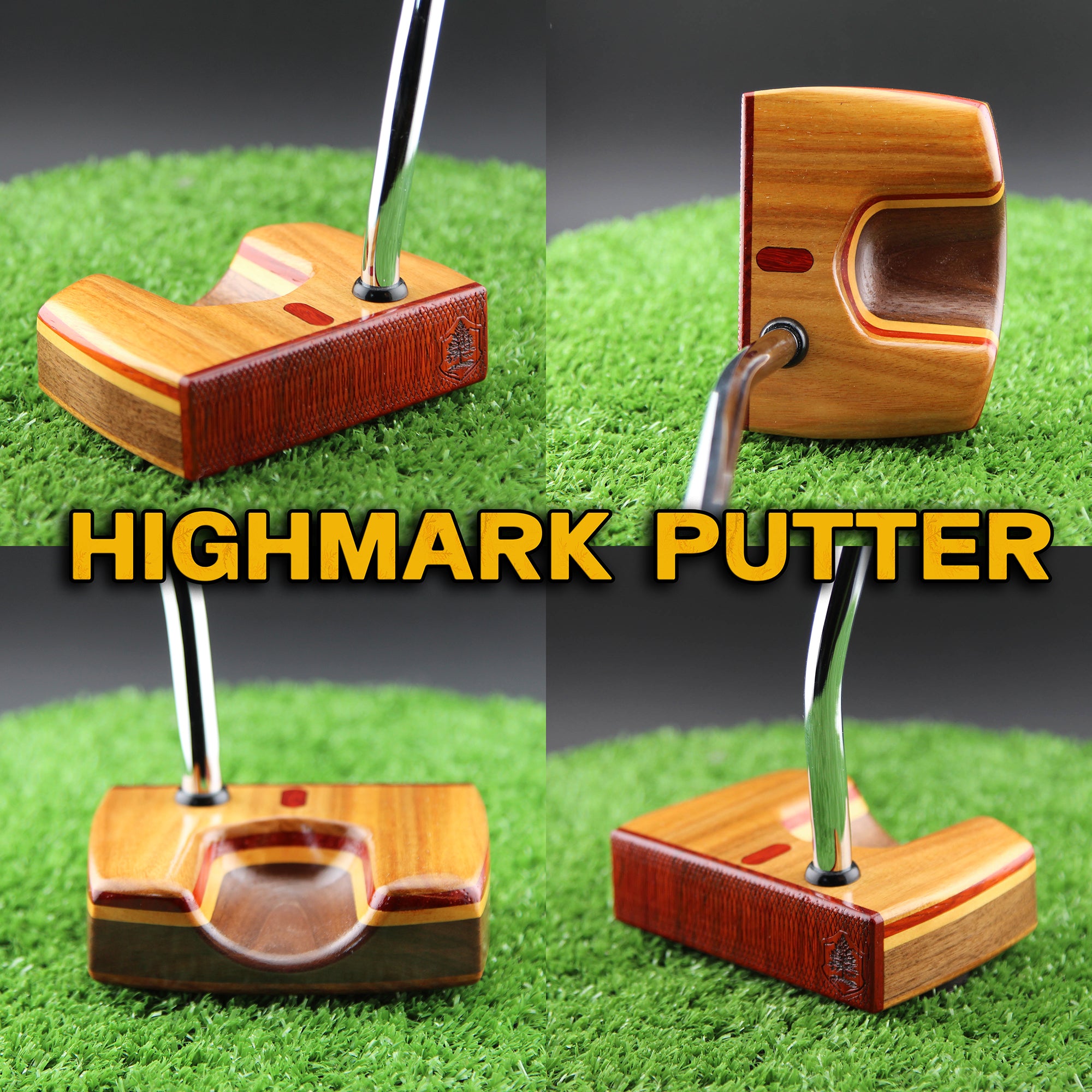 Highmark style Canarywood and Walnut exotic wood putter