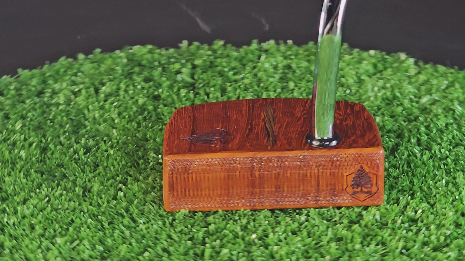 Padauk exotic wood and Cedar Woodwin putter