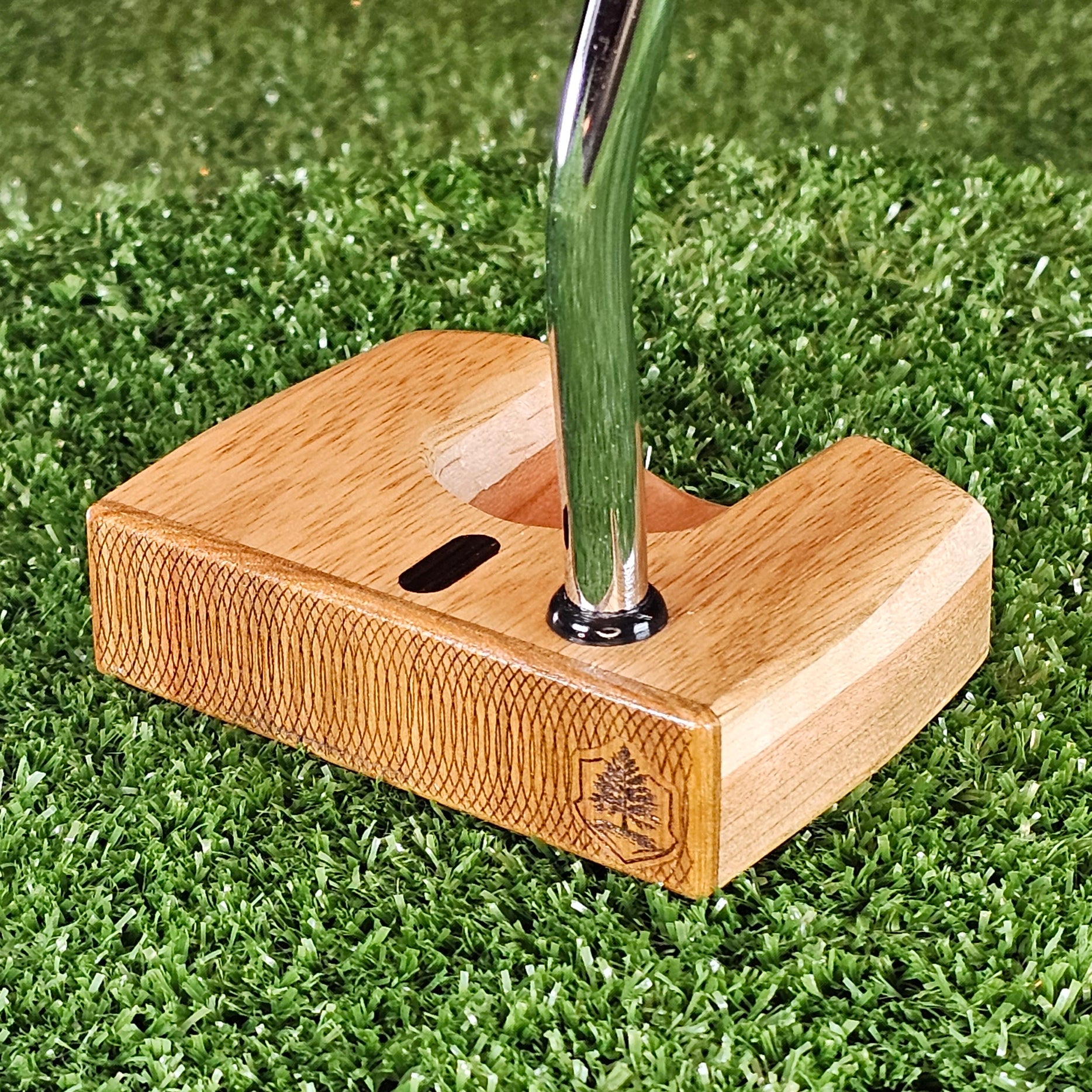 TimberTouch Woodrich Regal wood putter with White Limba