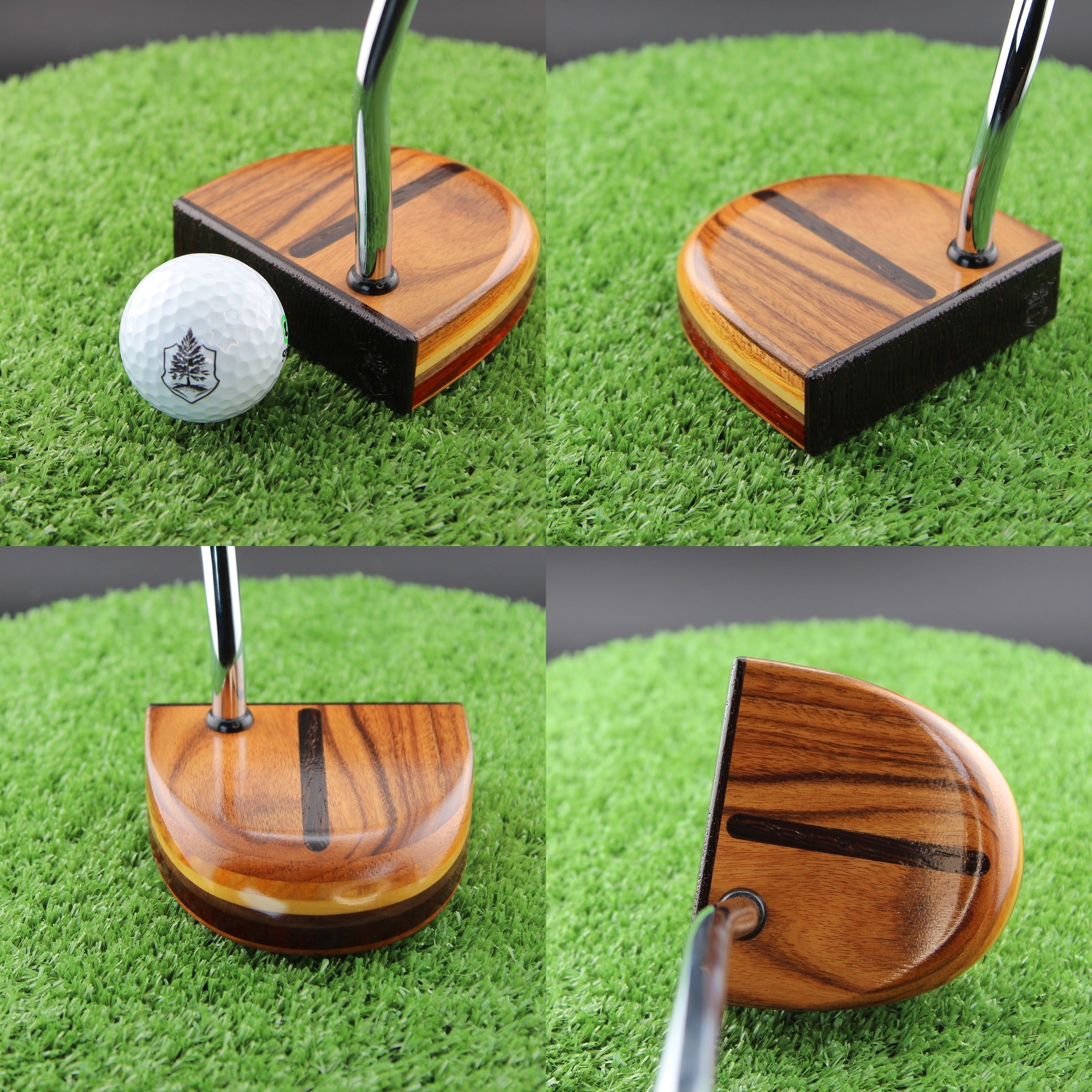 One of a Kind Fatty Style Roswood exotic wood with Tigerwood and Wenge inlay
