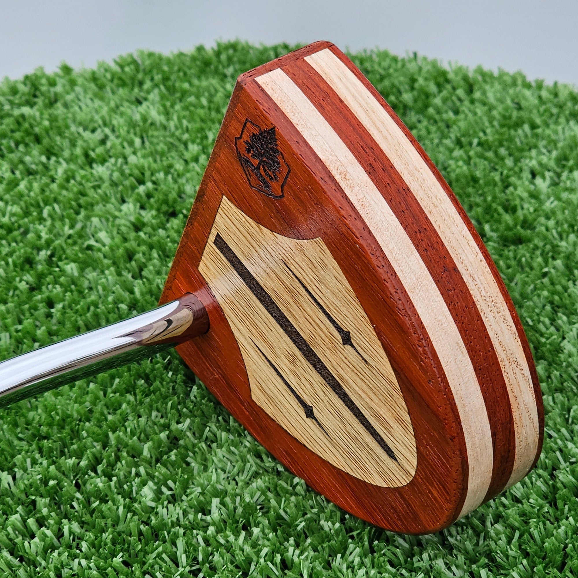Blade, mid-mallet, and full mallet TimberTouch wood putters compared