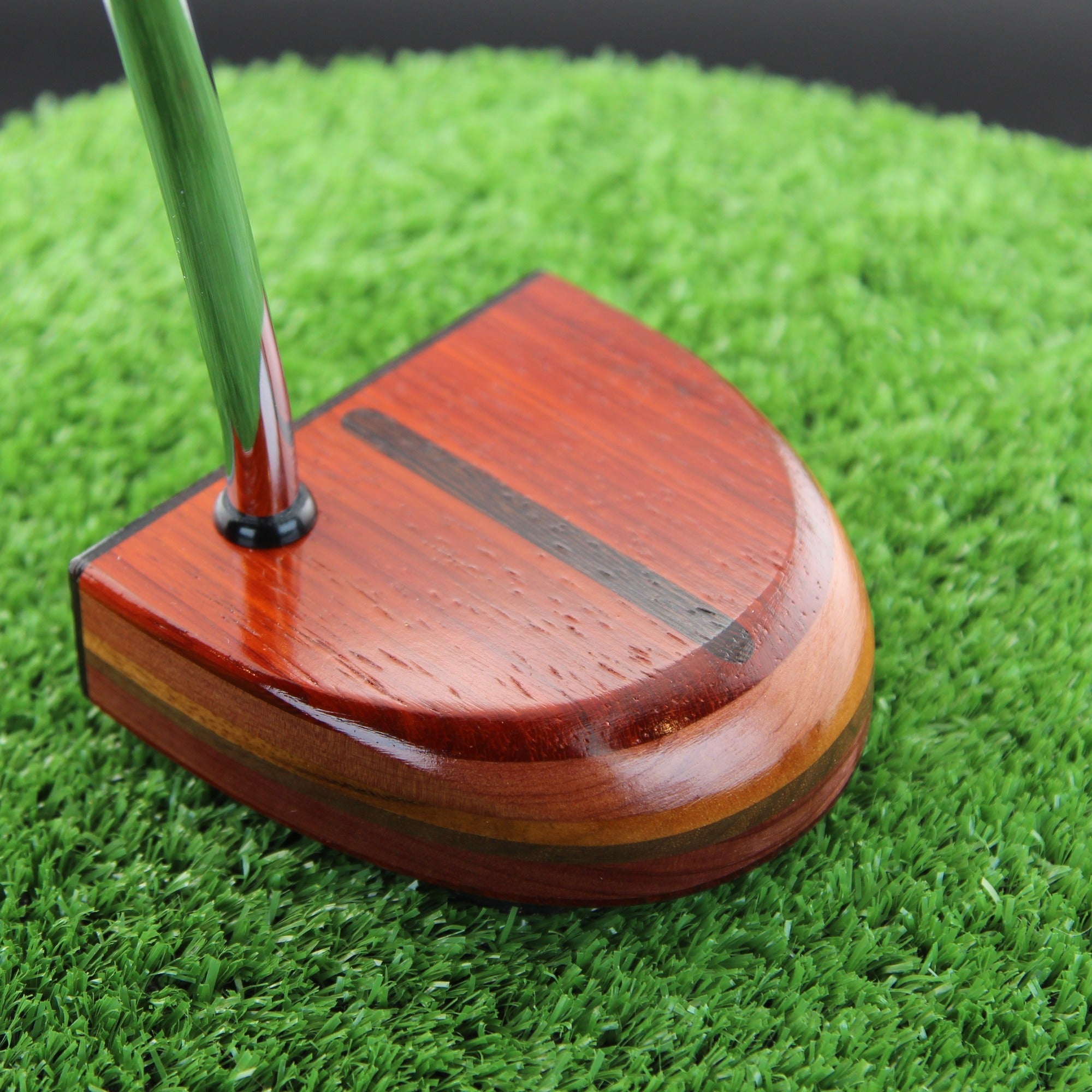 Padauk, wenge, cedar, osage orange and walnut FATTY mallet putter