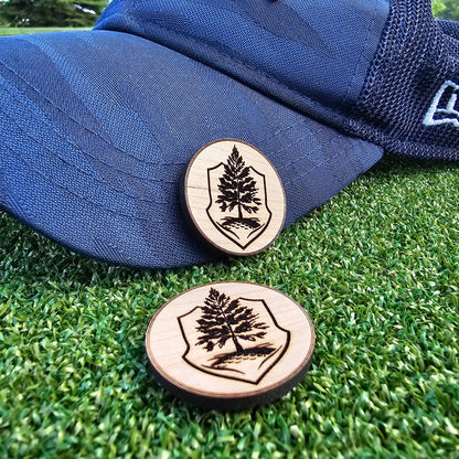 Custom Bulk Wood Golf Ball Markers