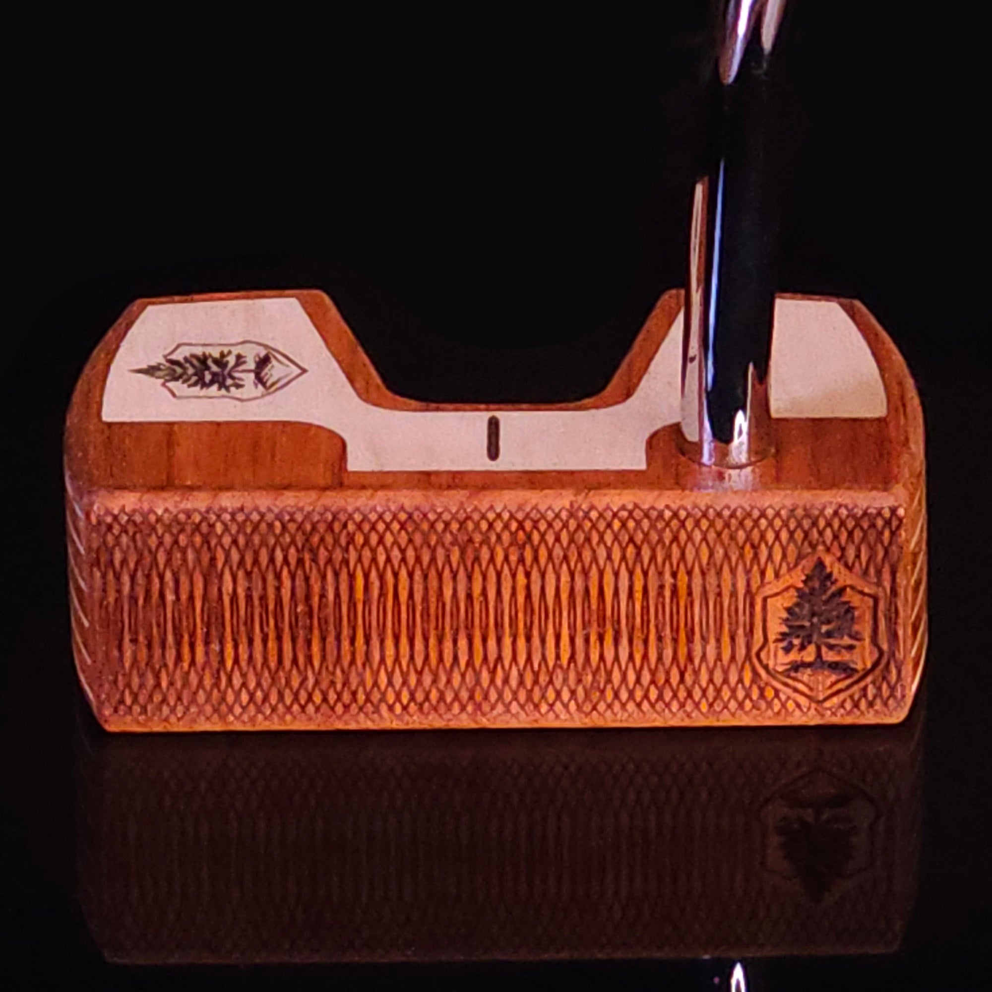 Padauk wood and Maple inlay Woodrich Regal wood putter