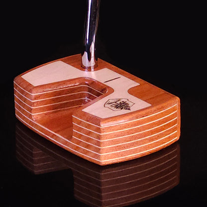 Padauk wood and Maple inlay Woodrich Regal wood putter