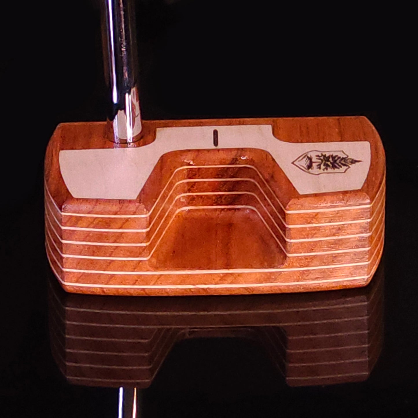 Padauk wood and Maple inlay Woodrich Regal wood putter