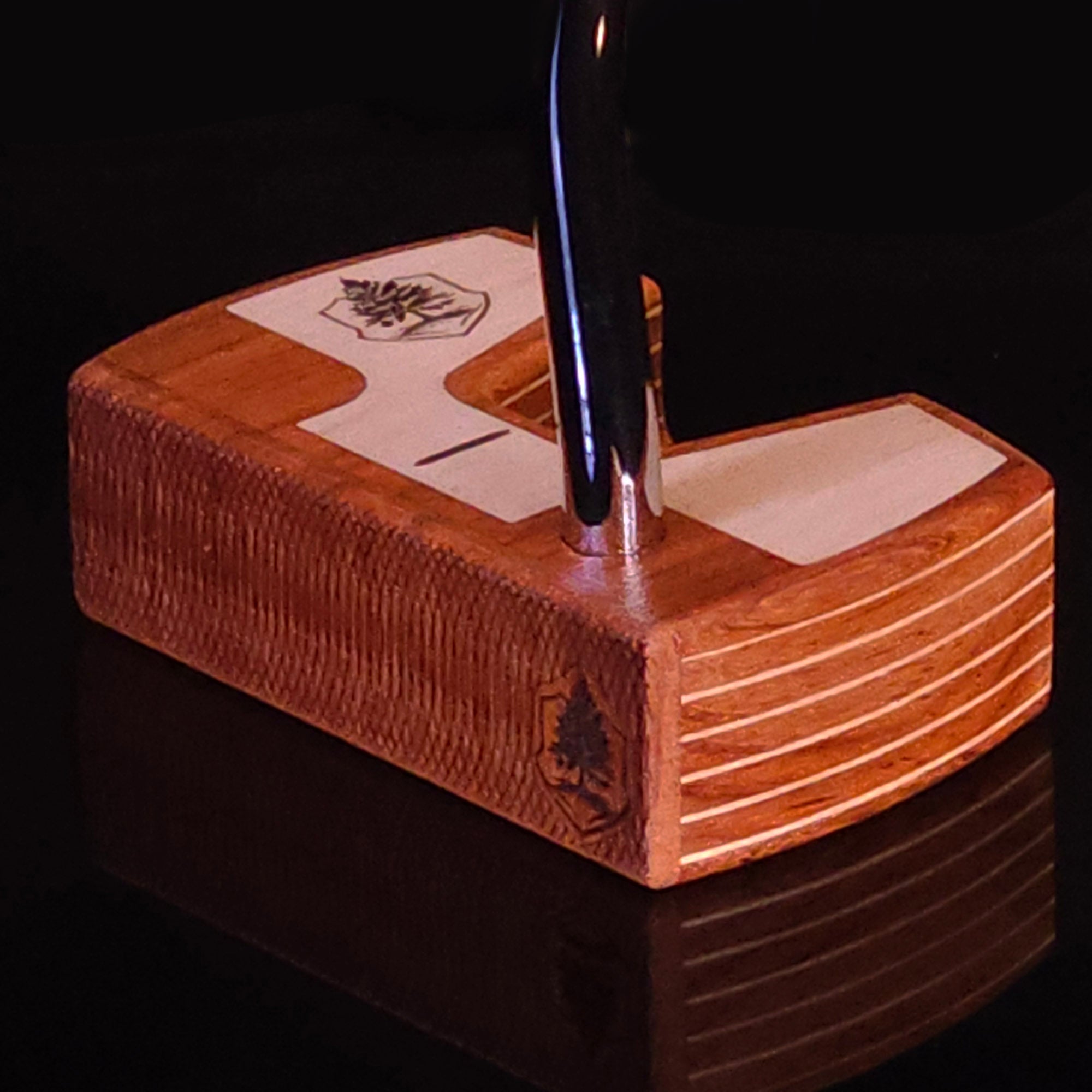 Padauk wood and Maple inlay Woodrich Regal wood putter