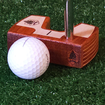 Padauk wood and Maple inlay Woodrich Regal wood putter