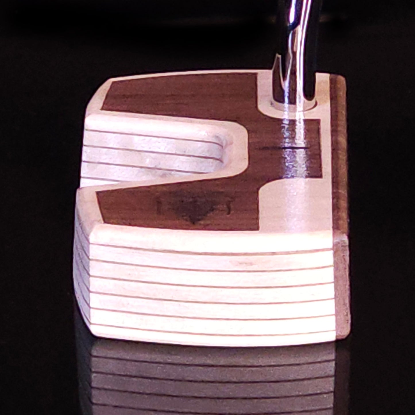 Bolivian Rosewood and Maple body Woodrich Regal wood putter