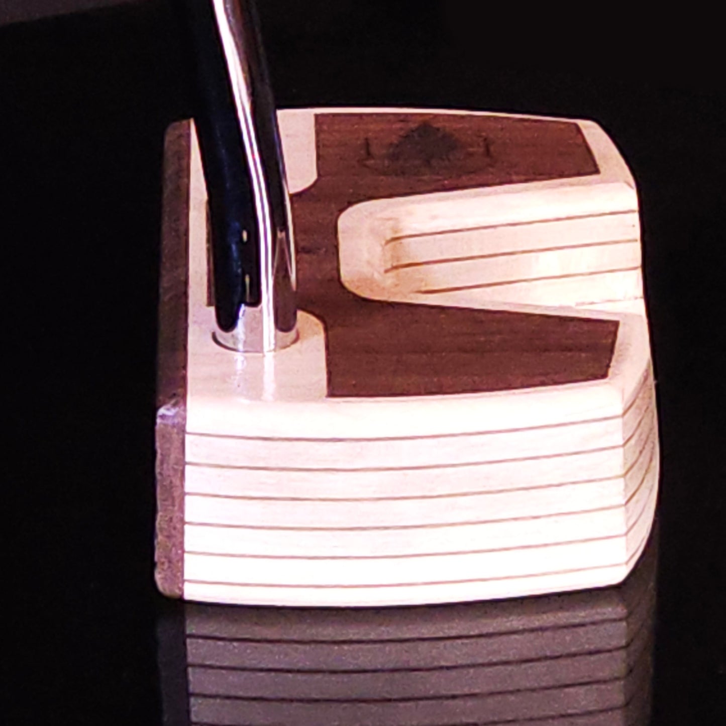 Bolivian Rosewood and Maple body Woodrich Regal wood putter