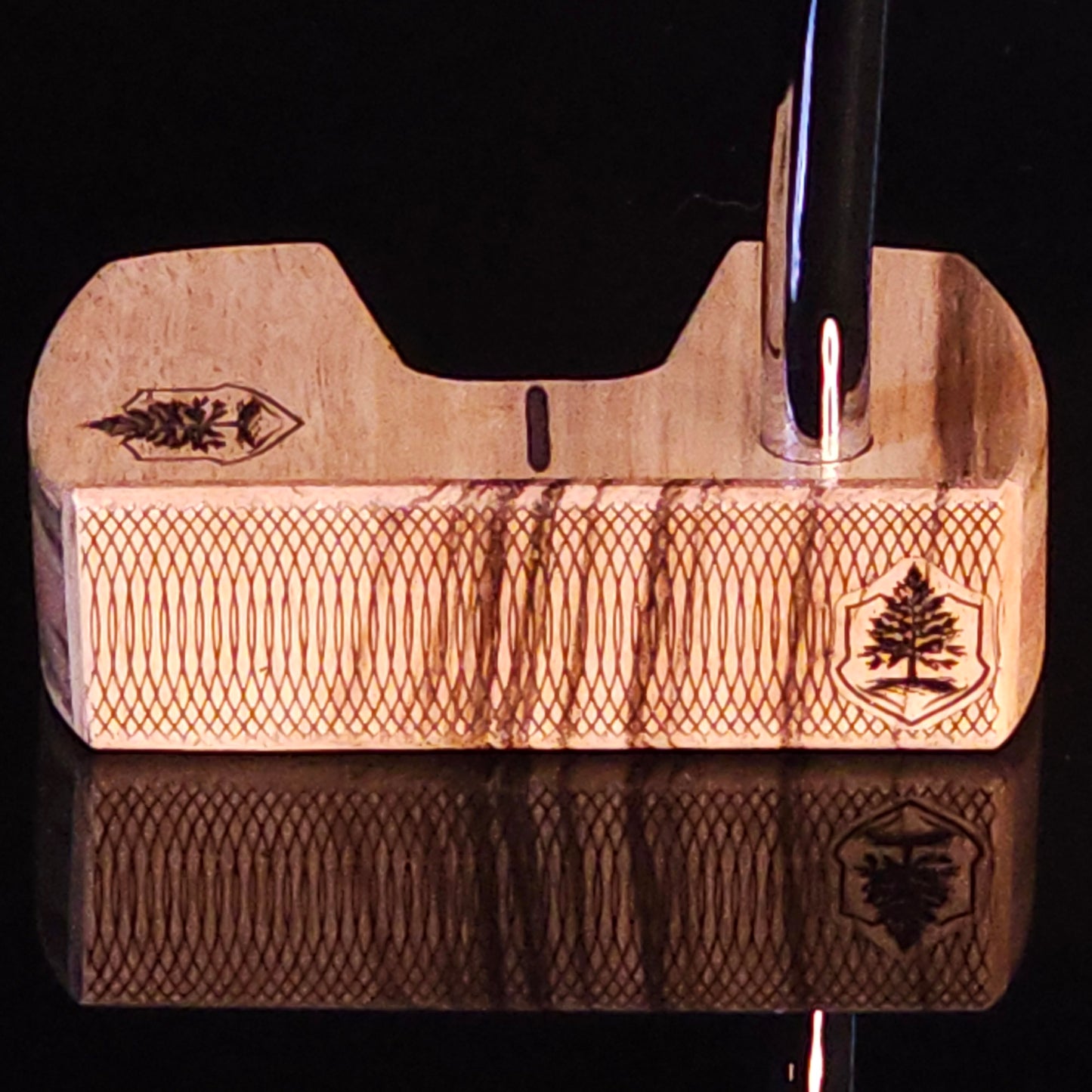 Zebrawood and Black Limba Woodrich Regal wood putter