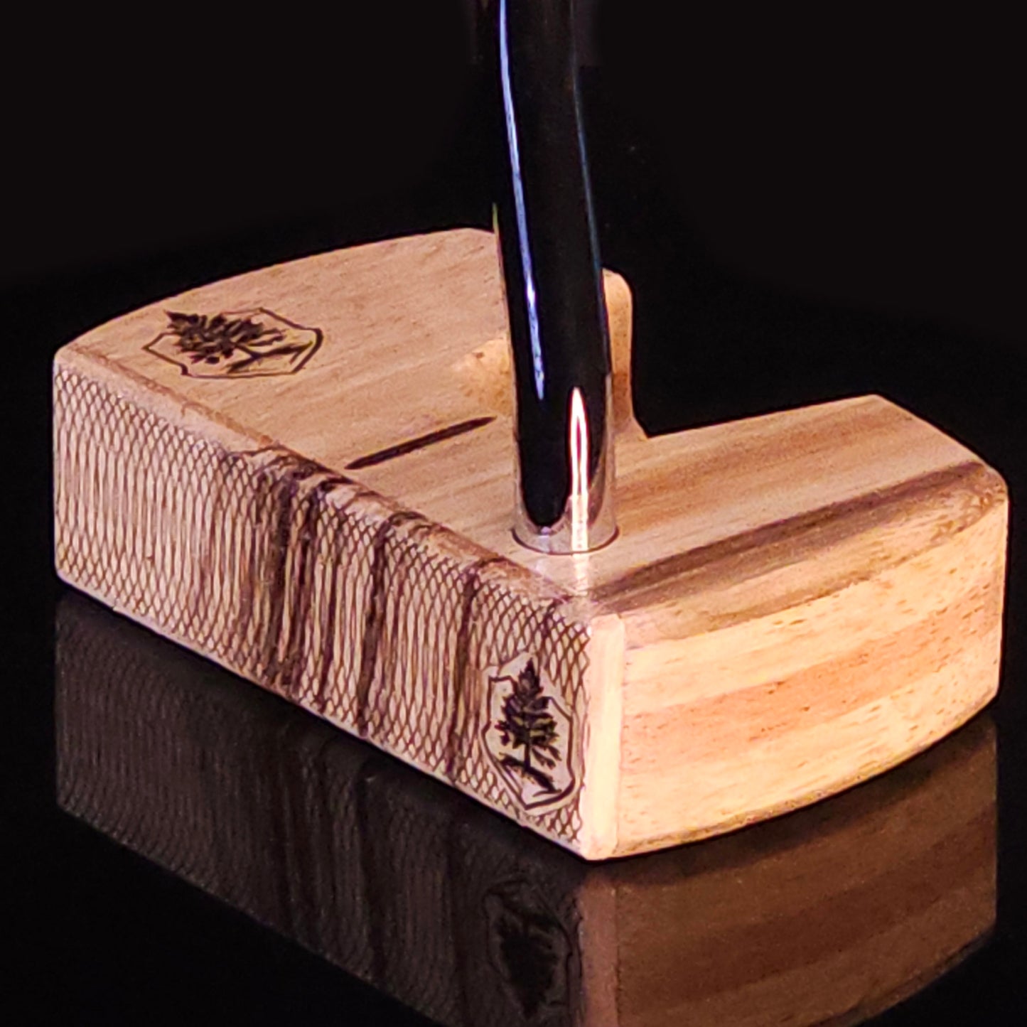 Zebrawood and Black Limba Woodrich Regal wood putter