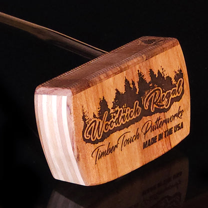 Babinga wood Red Cedar and Maple Woodrich Regal wood putter