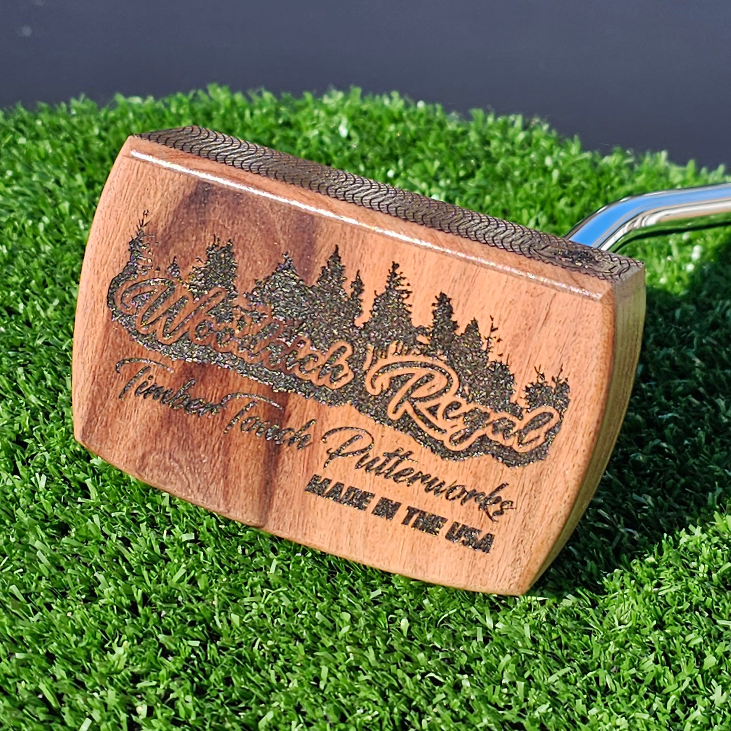 Bolivian Rosewood and Cherry Woodrich Regal wood putter