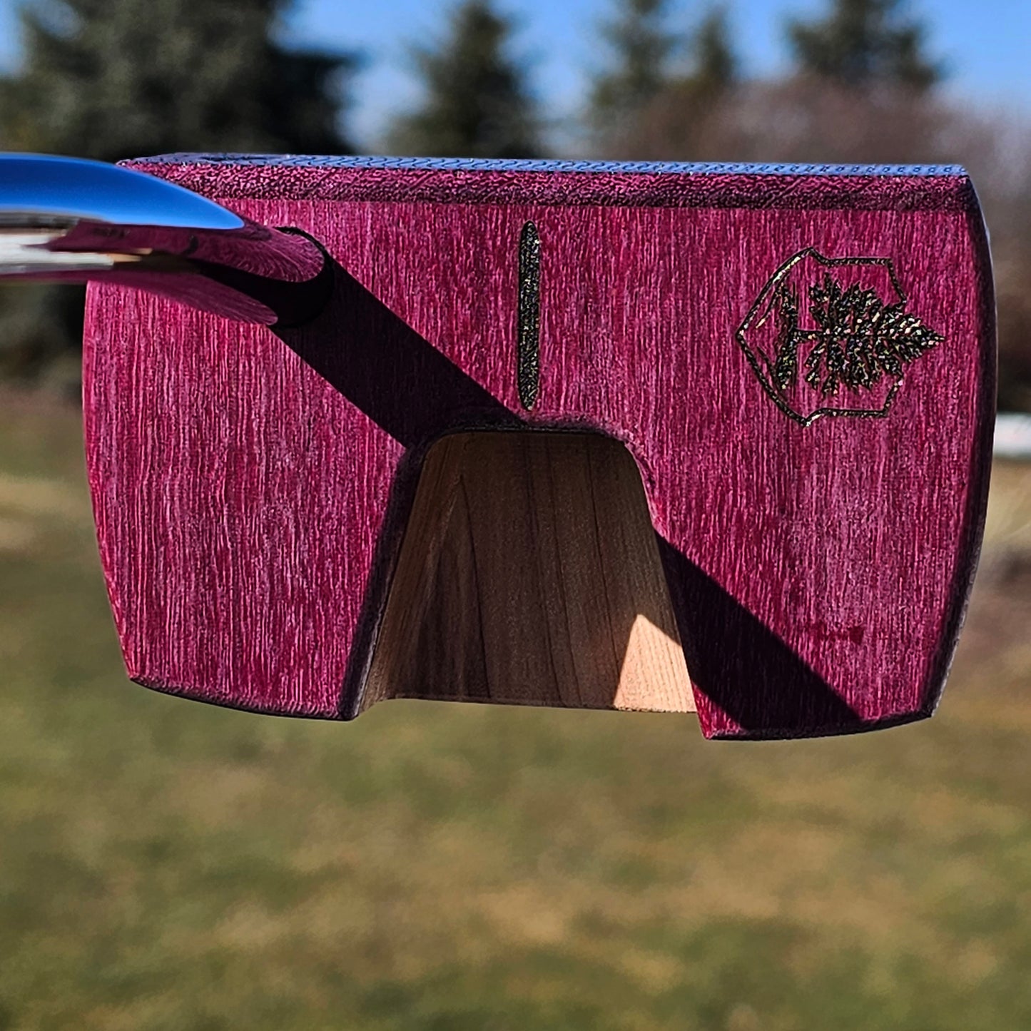 Purpleheart and Red Cedar Woodrich Regal wood putter