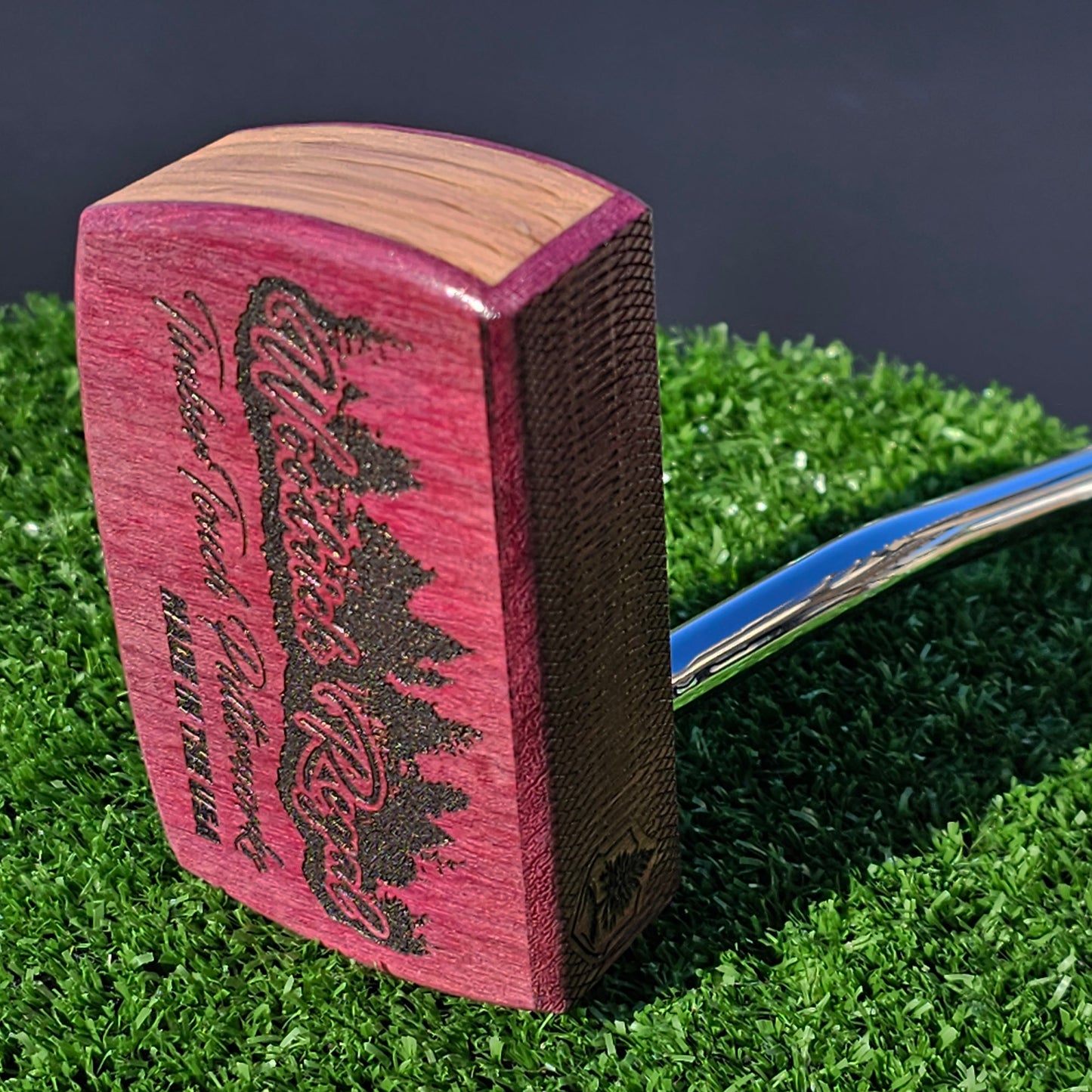 Purpleheart and Red Cedar Woodrich Regal wood putter