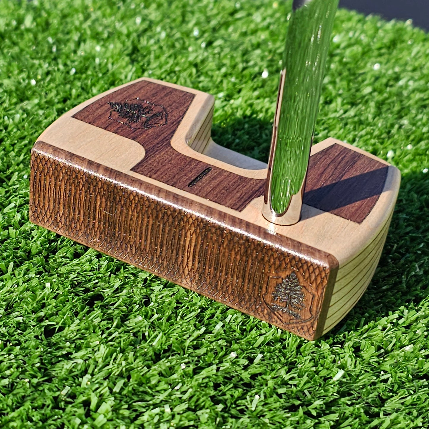 Bolivian Rosewood and Maple body Woodrich Regal wood putter