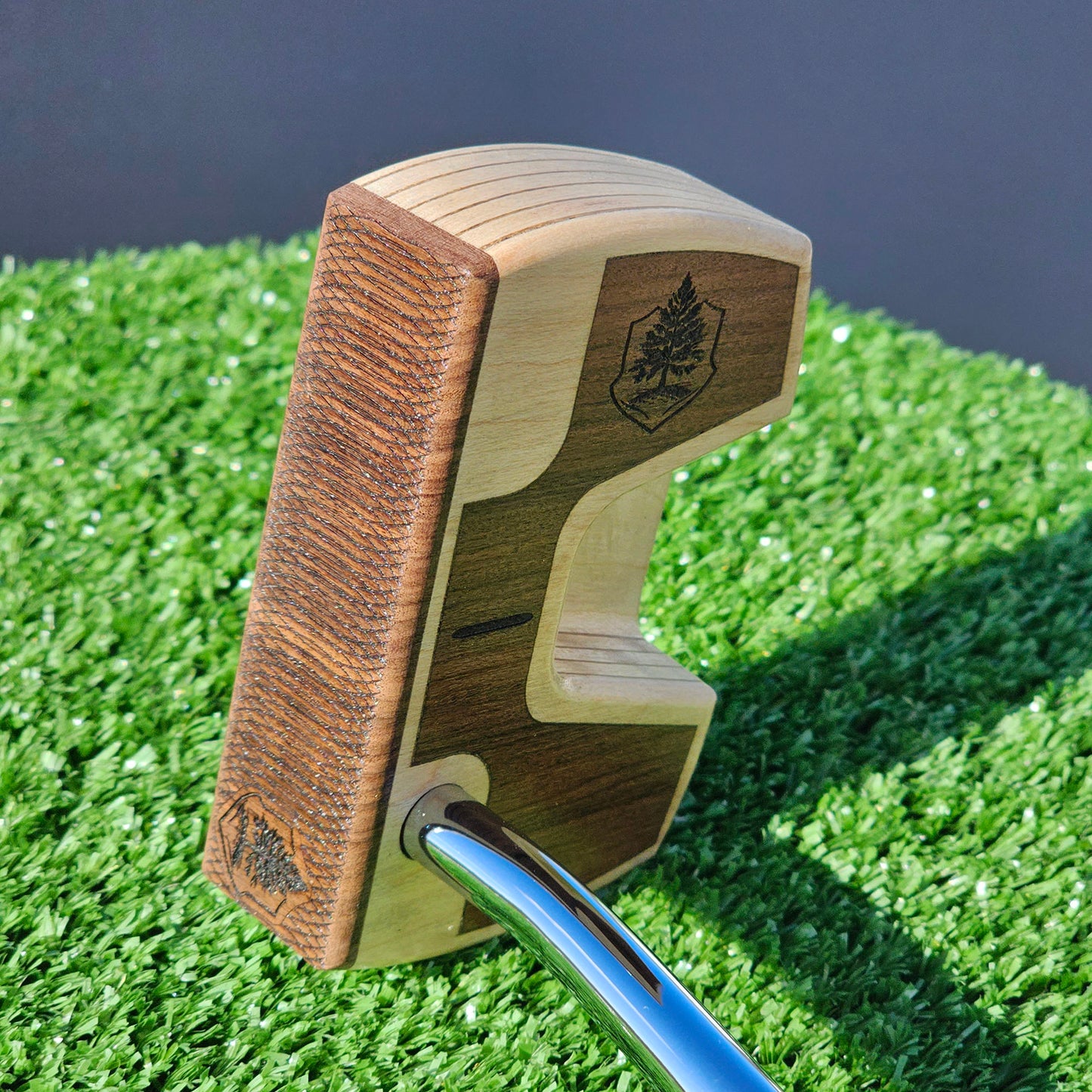 Bolivian Rosewood and Maple body Woodrich Regal wood putter