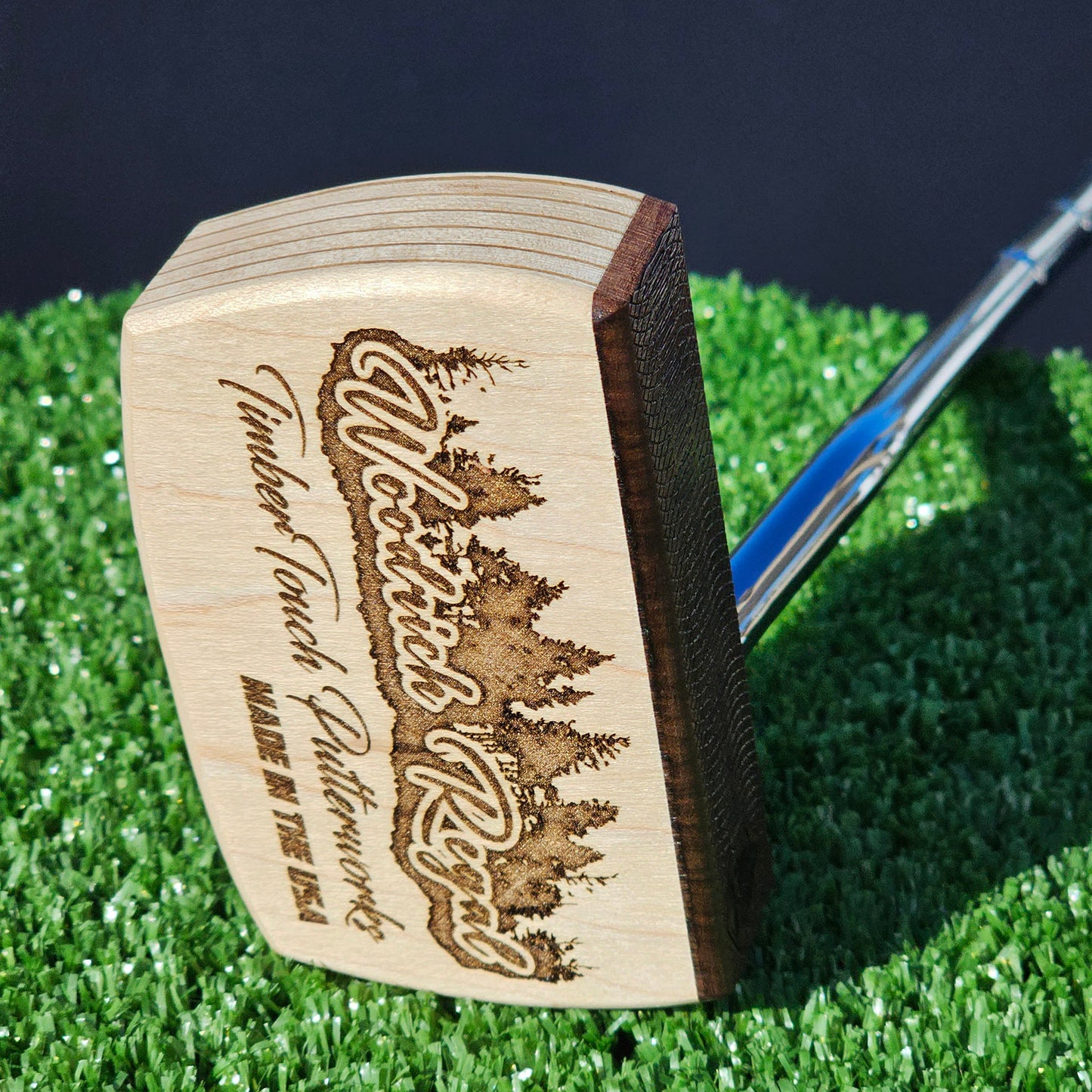 Bolivian Rosewood and Maple body Woodrich Regal wood putter